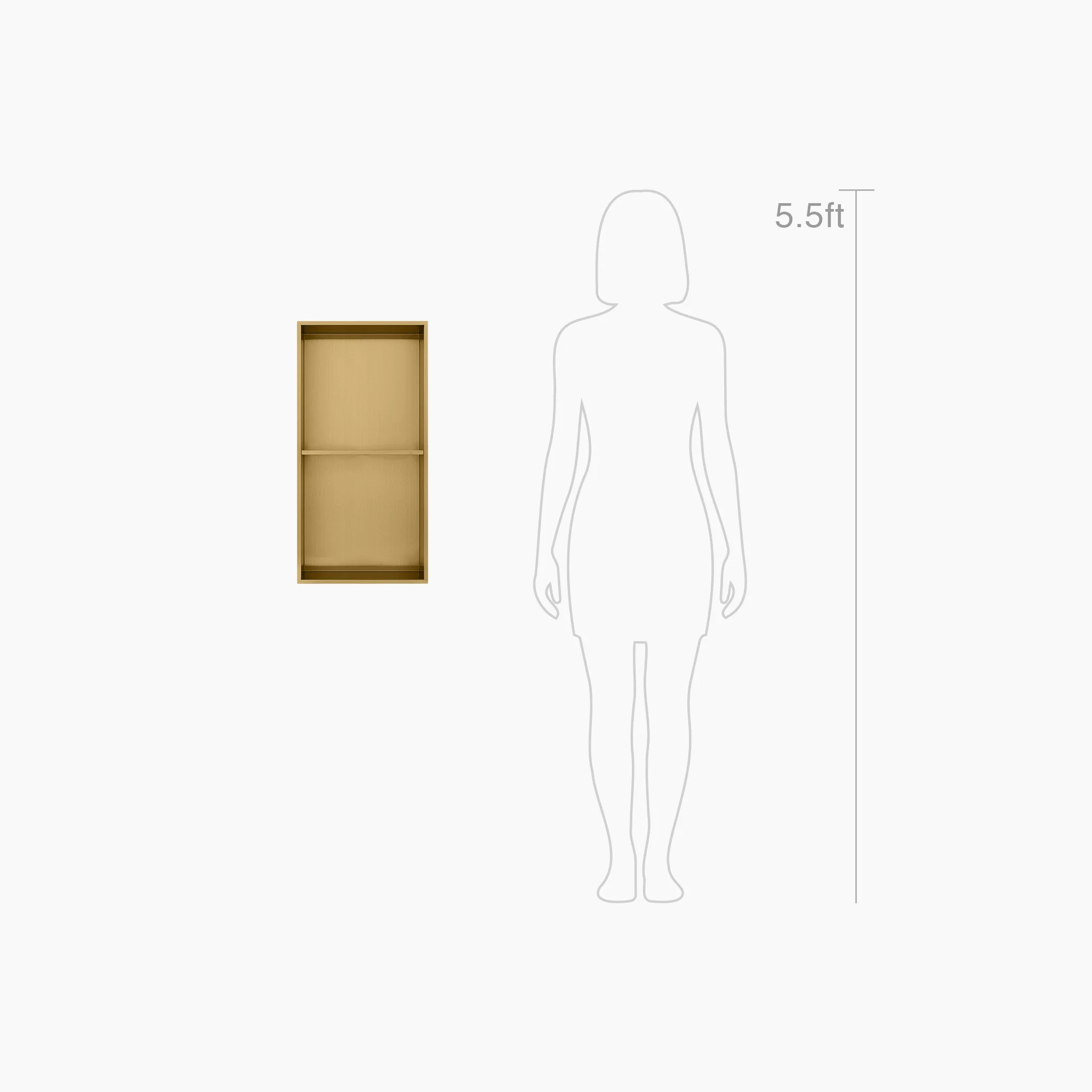 12" Shower Niche w/ Shelf - Image 15