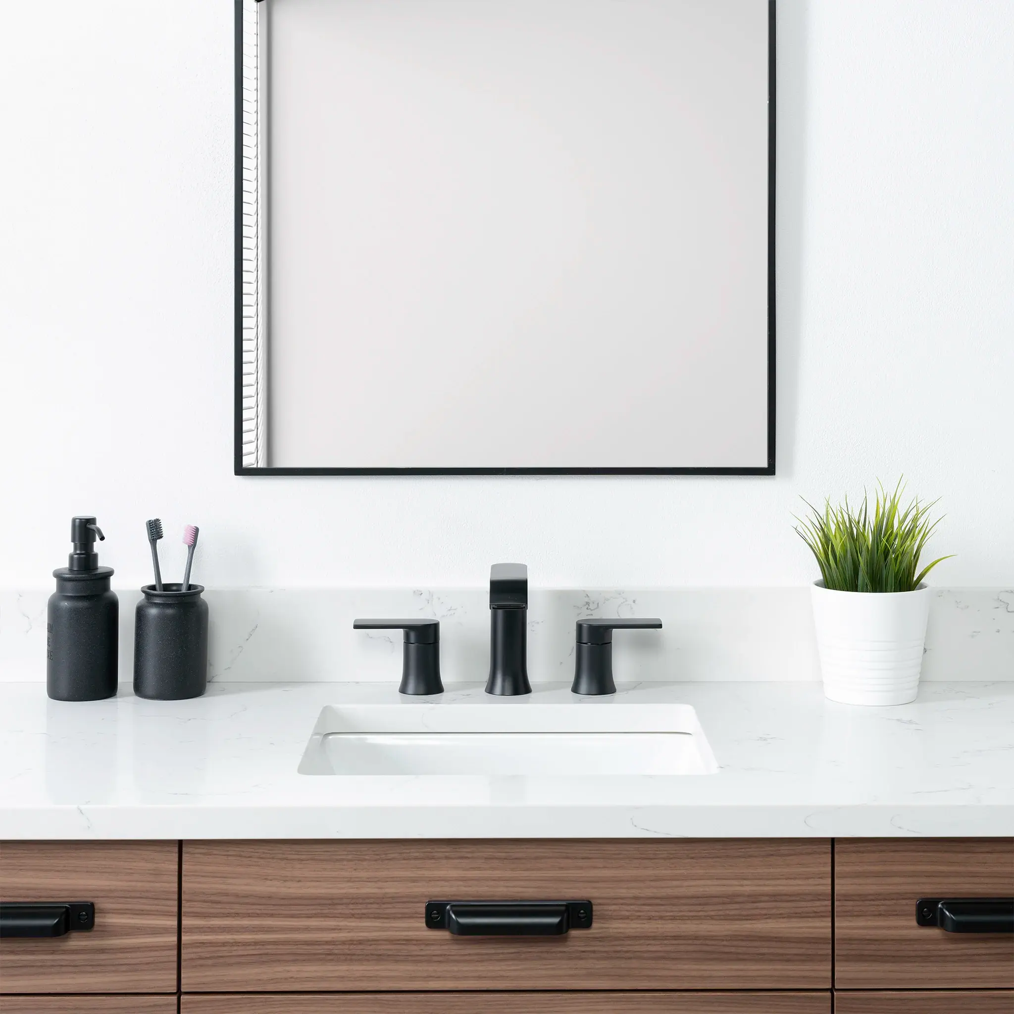 Asher 48" American Black Walnut Bathroom Vanity - Image 15