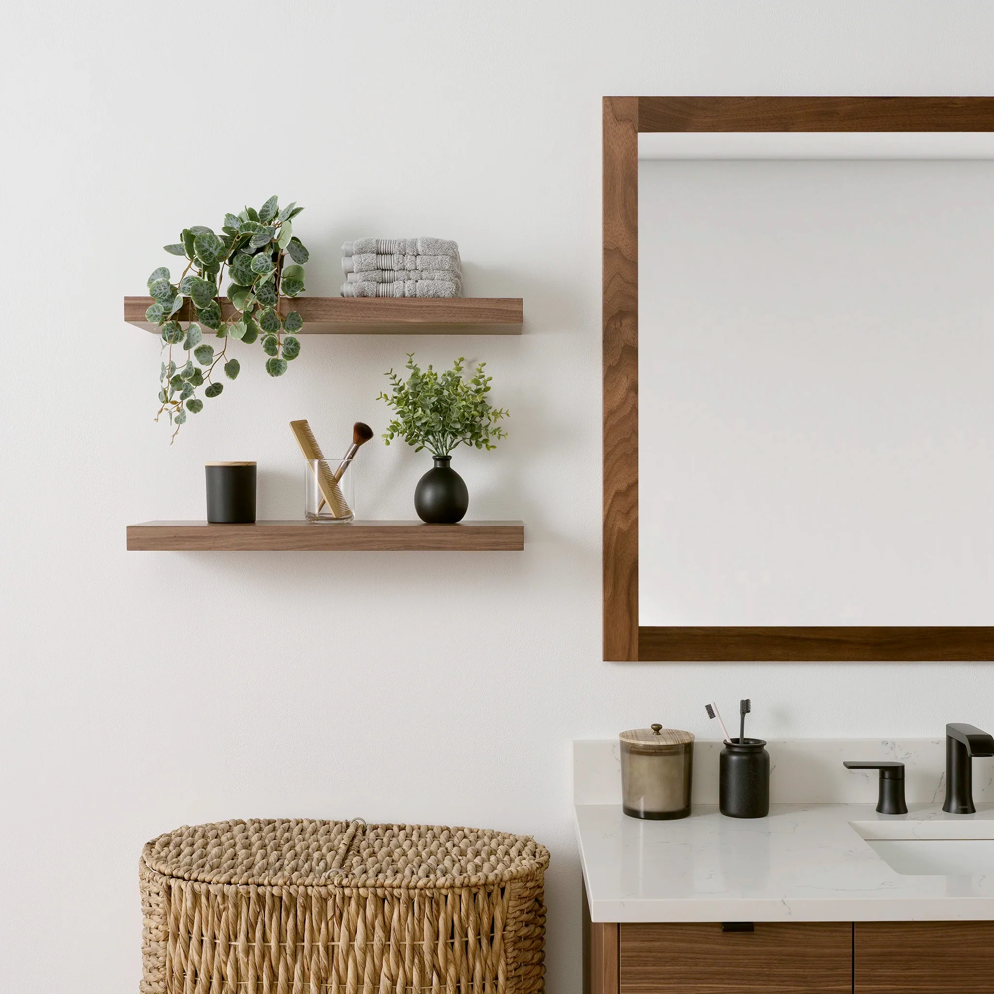 American Black Walnut Floating Shelf - Image 10