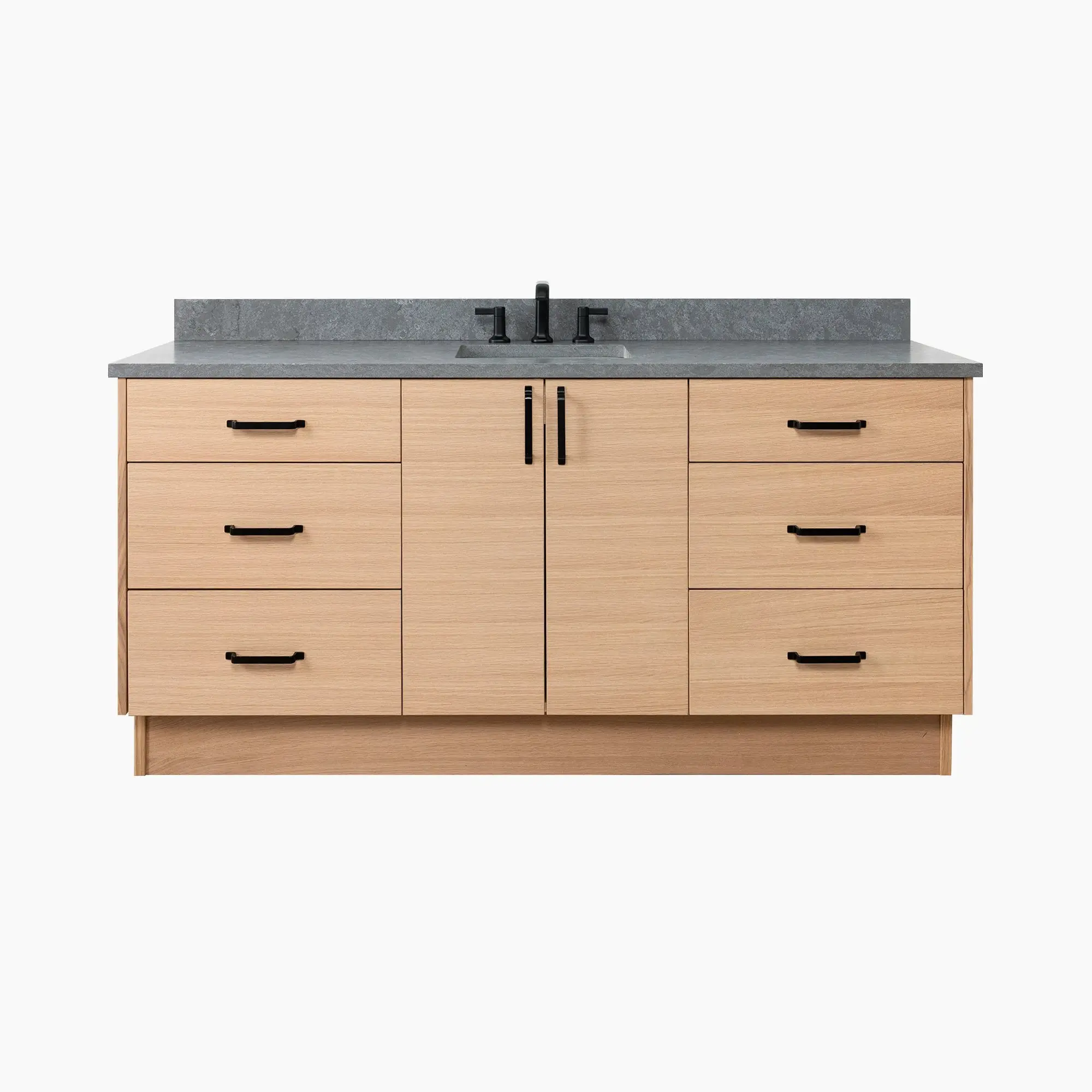 Ashbury SLIM 72" Natural White Oak Bathroom Vanity - Image 16