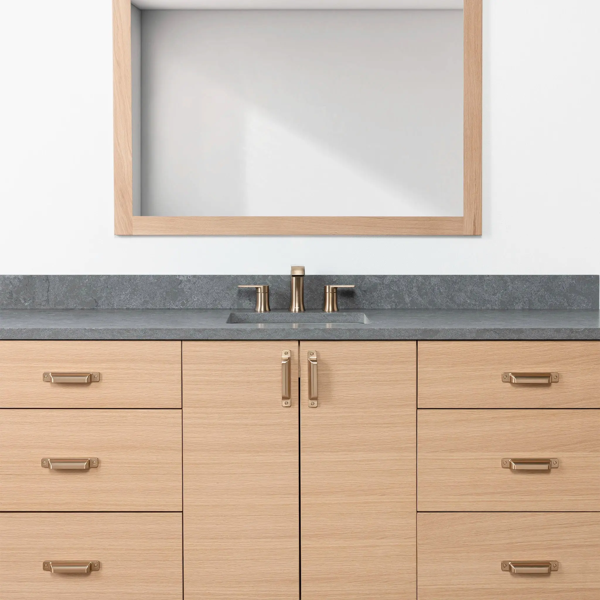 Ashbury SLIM 72" Natural White Oak Bathroom Vanity - Image 18