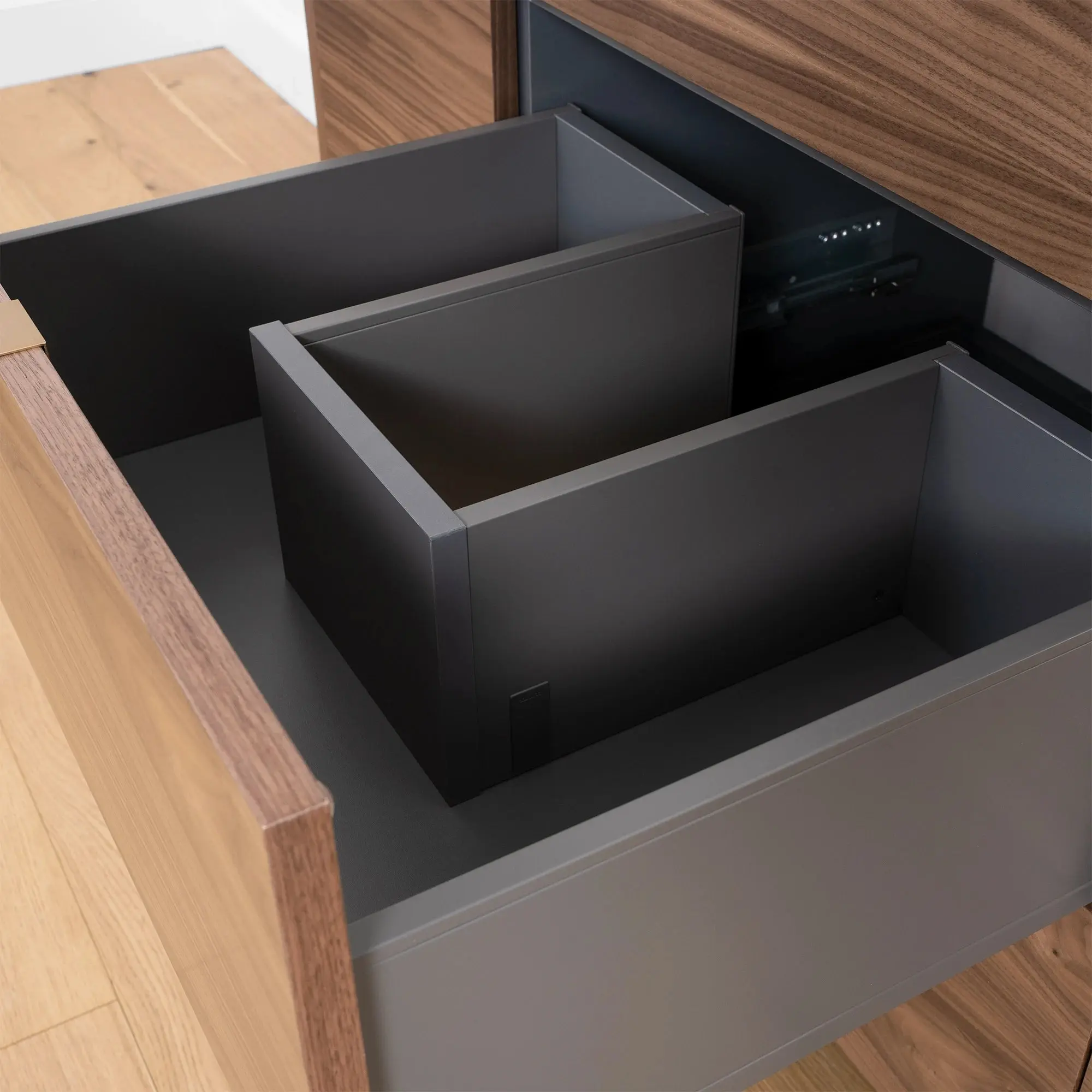 Asher SLIM 48" American Black Walnut Bathroom Vanity - Image 12