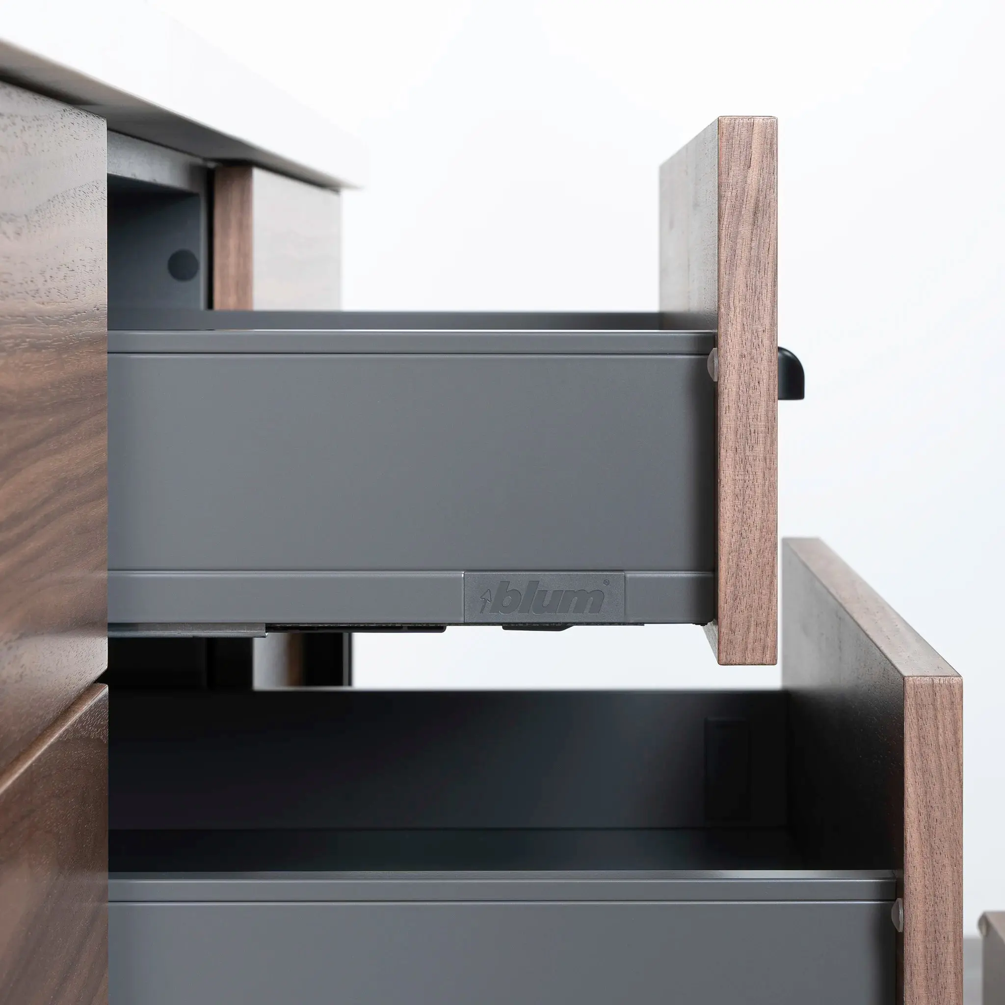 Austin 72" American Black Walnut Bathroom Vanity, Double Sink - Image 8