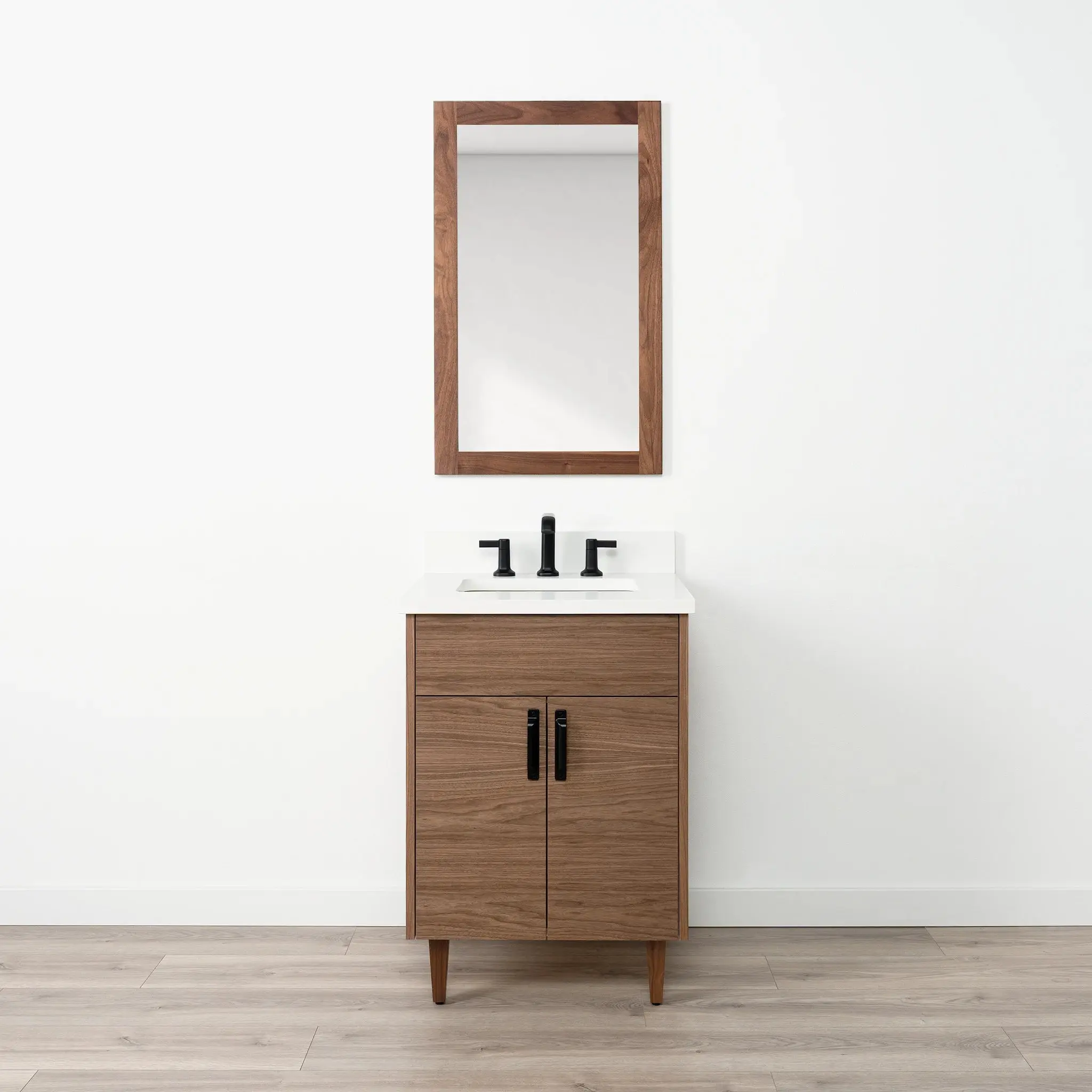 Austin 24" American Black Walnut Bathroom Vanity - Image 16