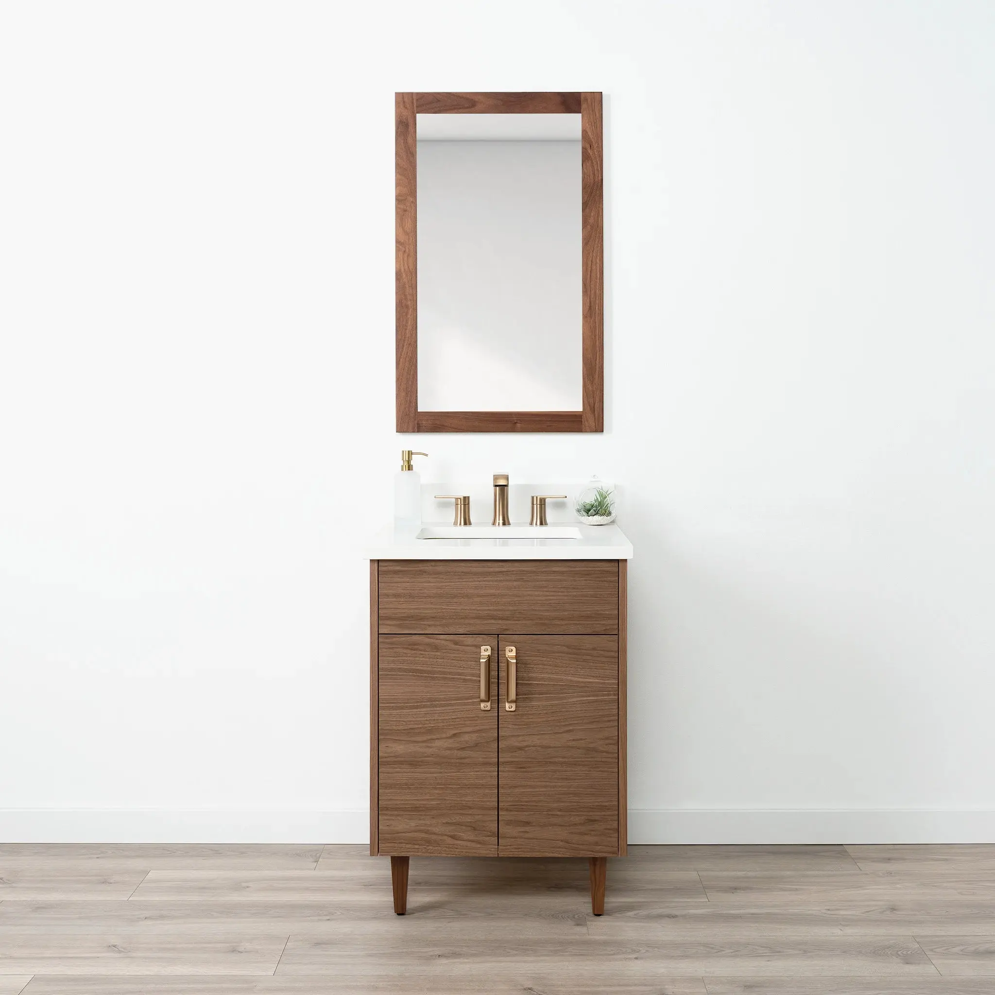 Austin 24" American Black Walnut Bathroom Vanity - Image 2