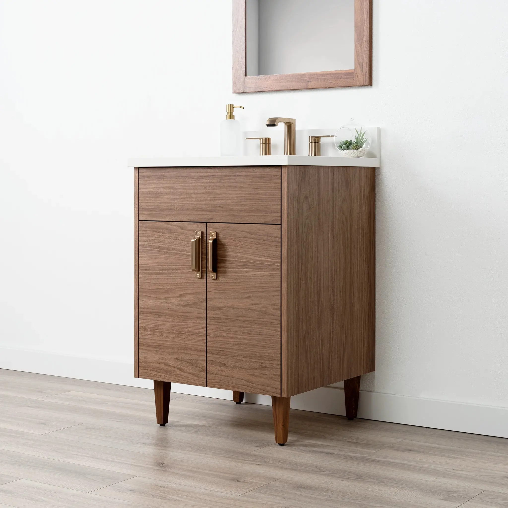 Austin 24" American Black Walnut Bathroom Vanity - Image 7