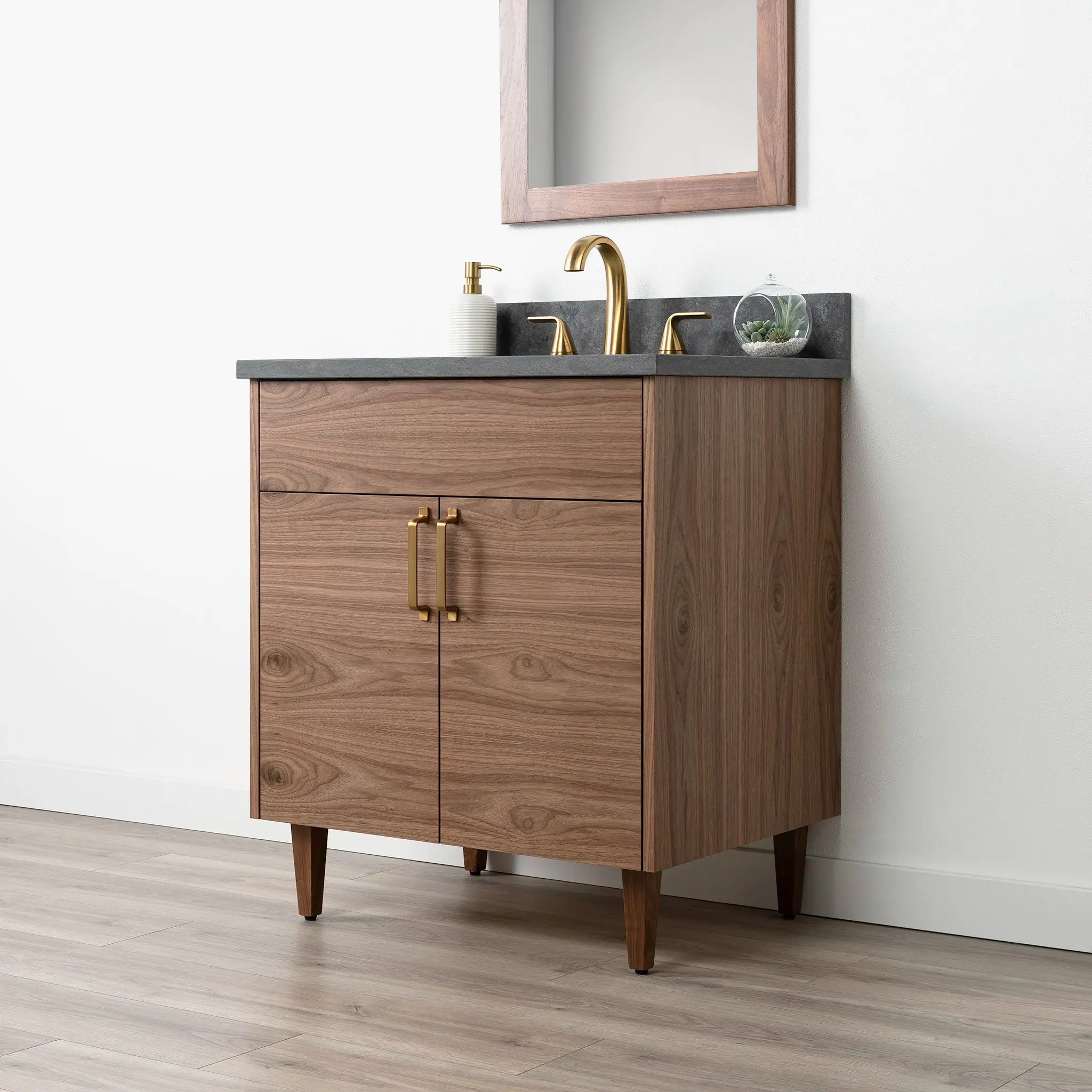 Austin 30" American Black Walnut Bathroom Vanity - Image 4