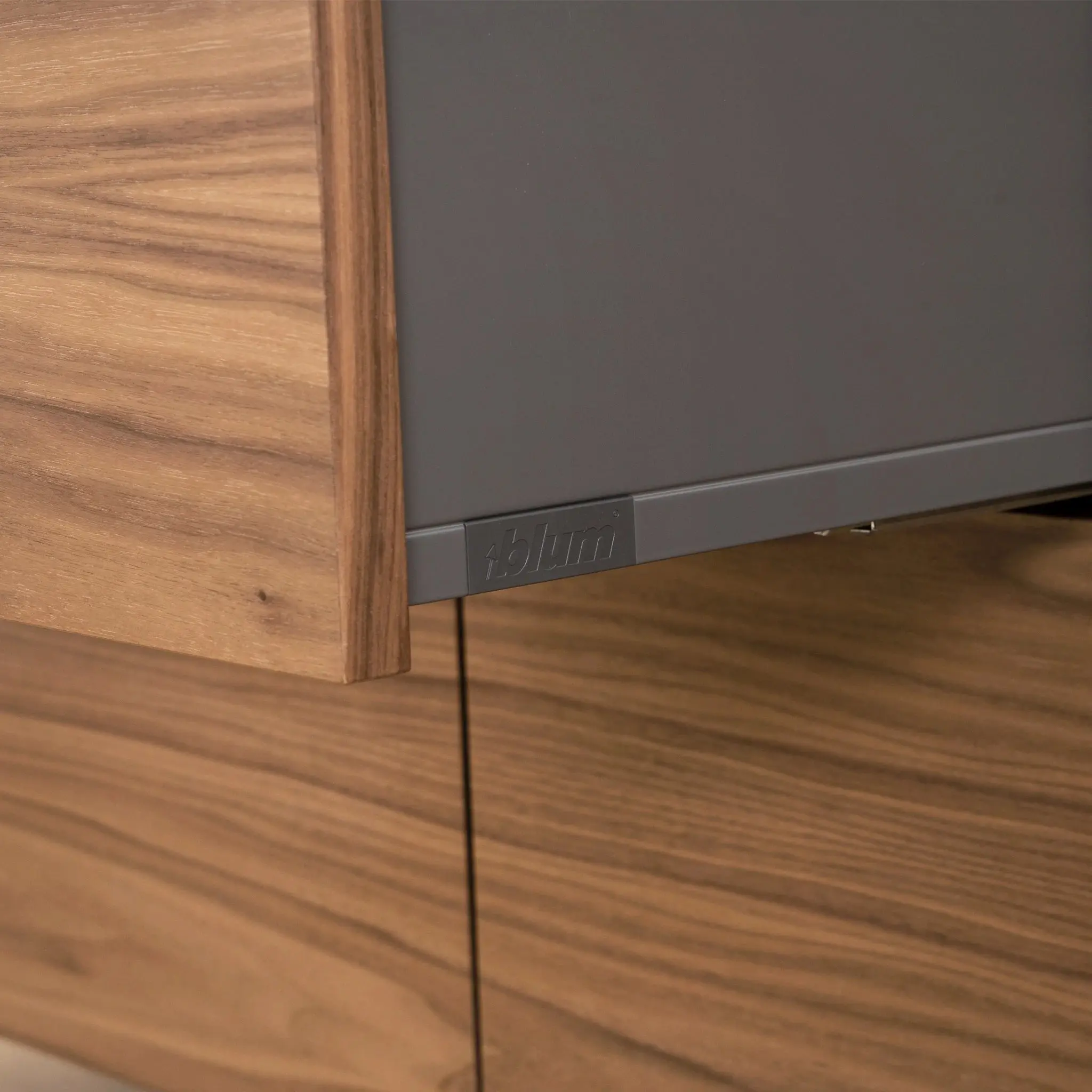 Austin SLIM 36" American Black Walnut Bathroom Vanity, Left Sink - Image 14