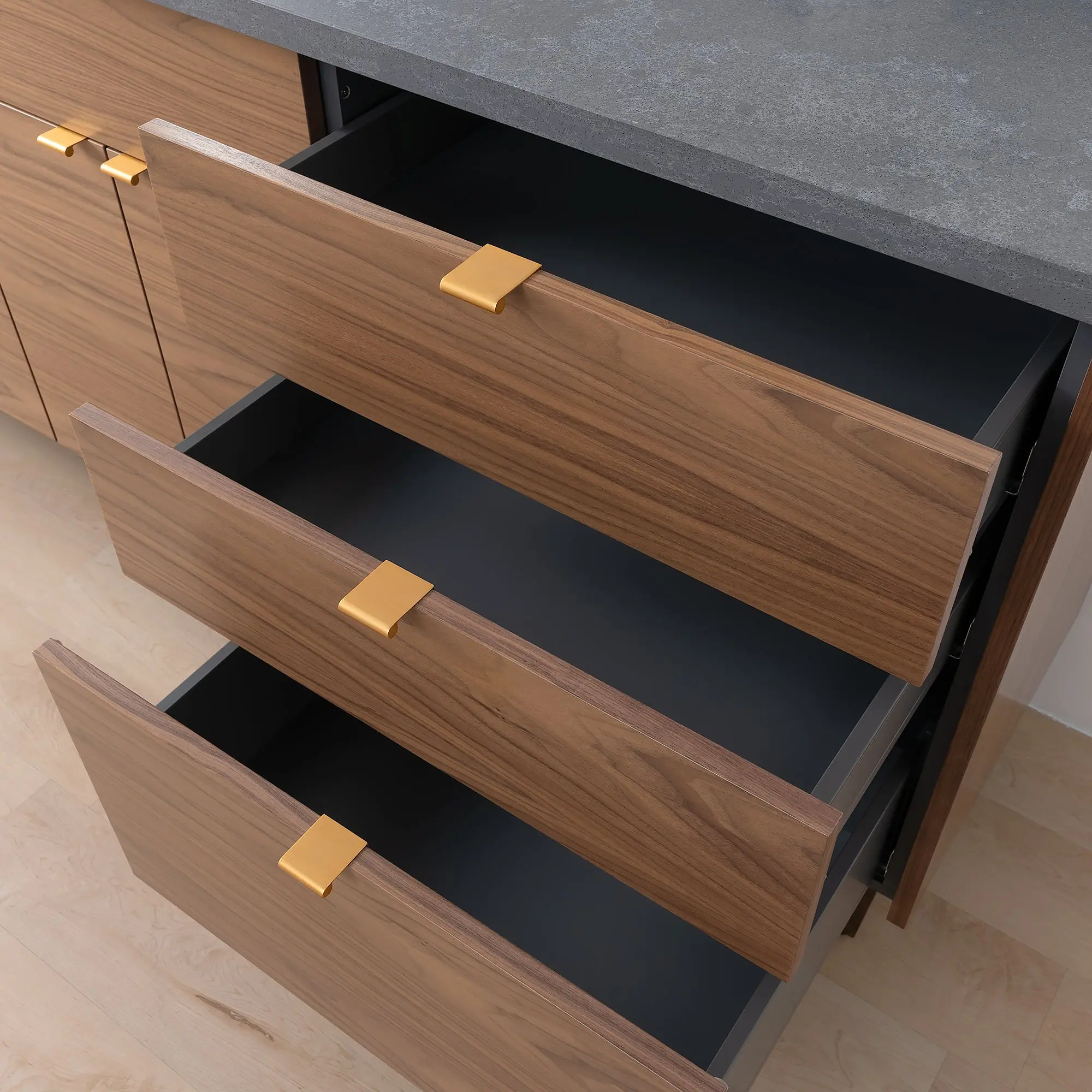 Austin SLIM 72" American Black Walnut Bathroom Vanity - Image 10