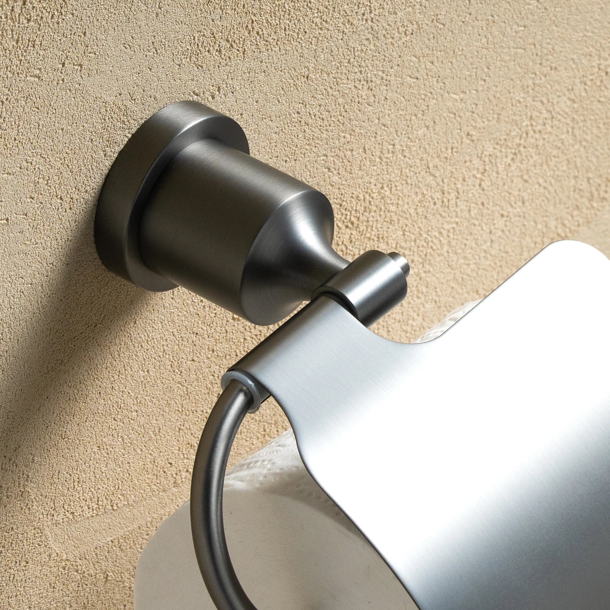 Beckett Toilet Paper Holder w/ Cover - Image 20