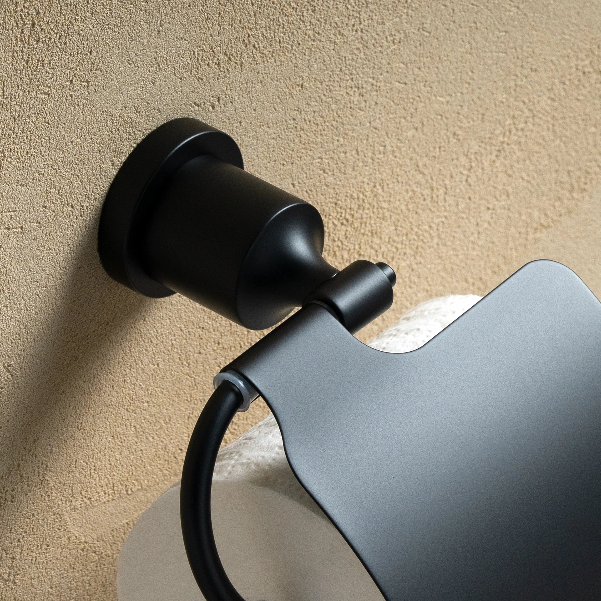 Beckett Toilet Paper Holder w/ Cover - Image 25