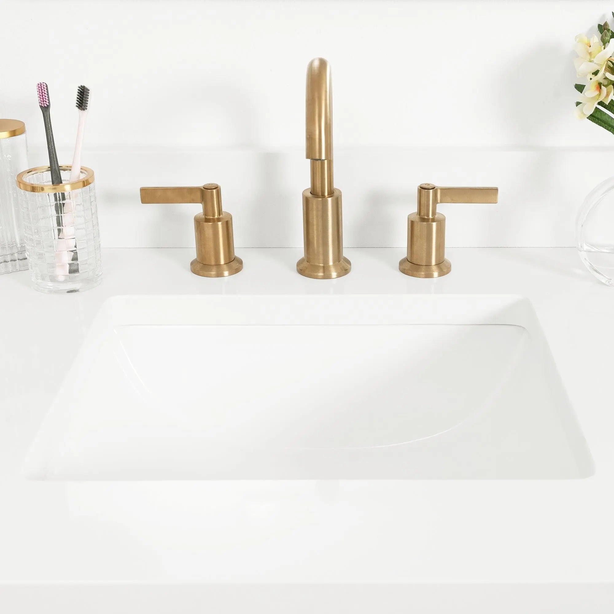 Bridgeport 30" White Oak Bathroom Vanity - Image 14