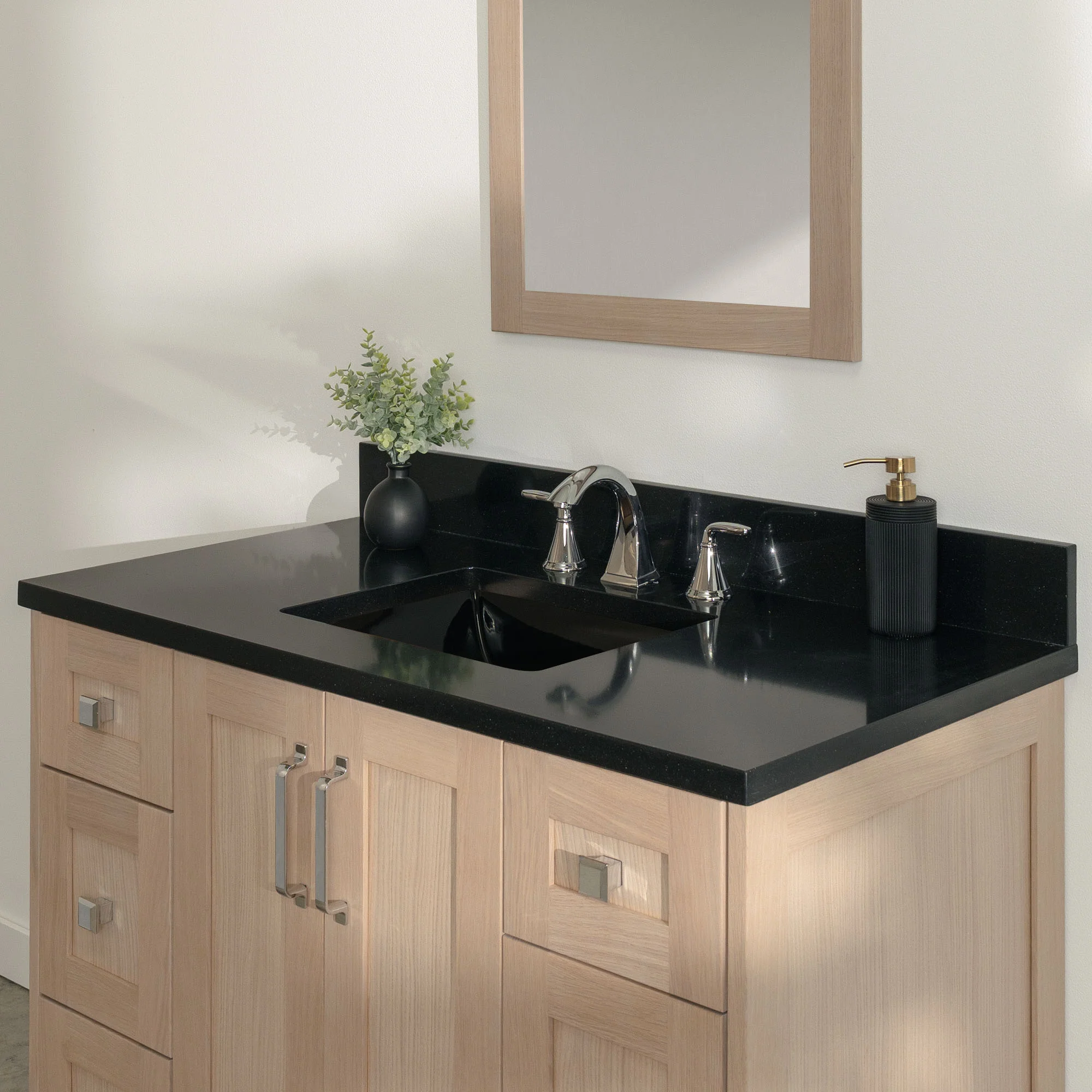 Bridgeport 42" White Oak Bathroom Vanity - Image 13