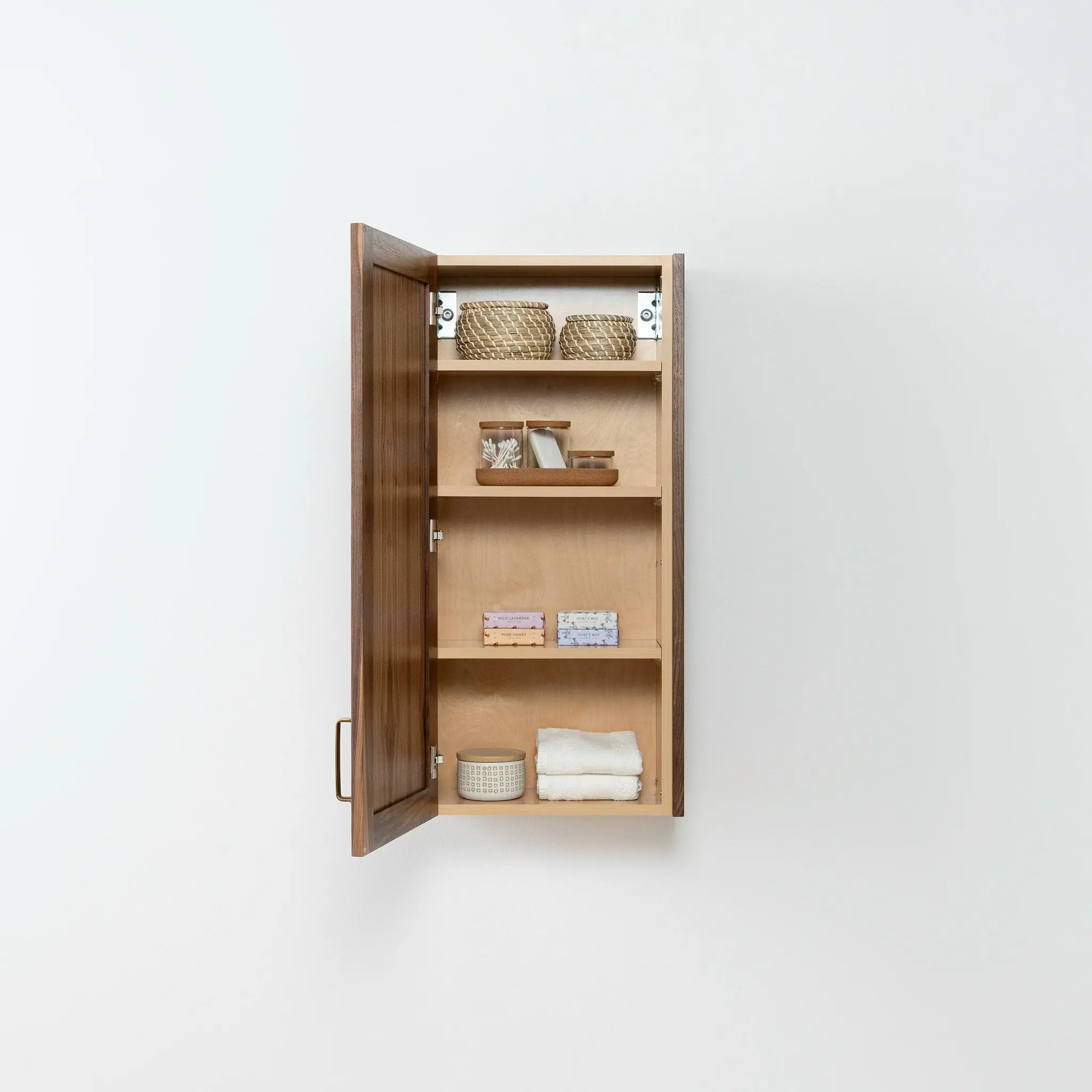 Bridgeport American Black Walnut Wall Cabinet - Image 5