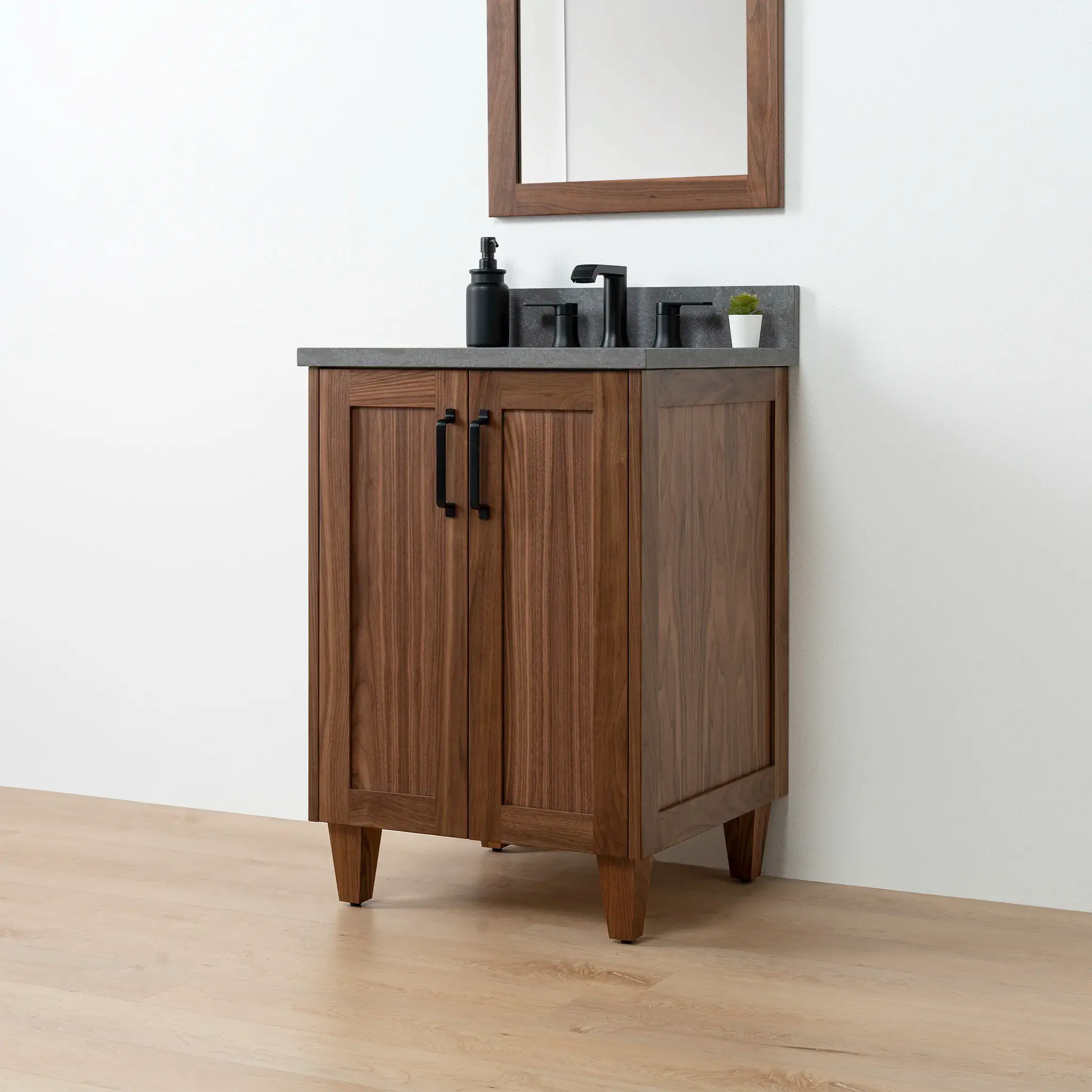 Bridgeport 24" American Black Walnut Bathroom Vanity - Image 6