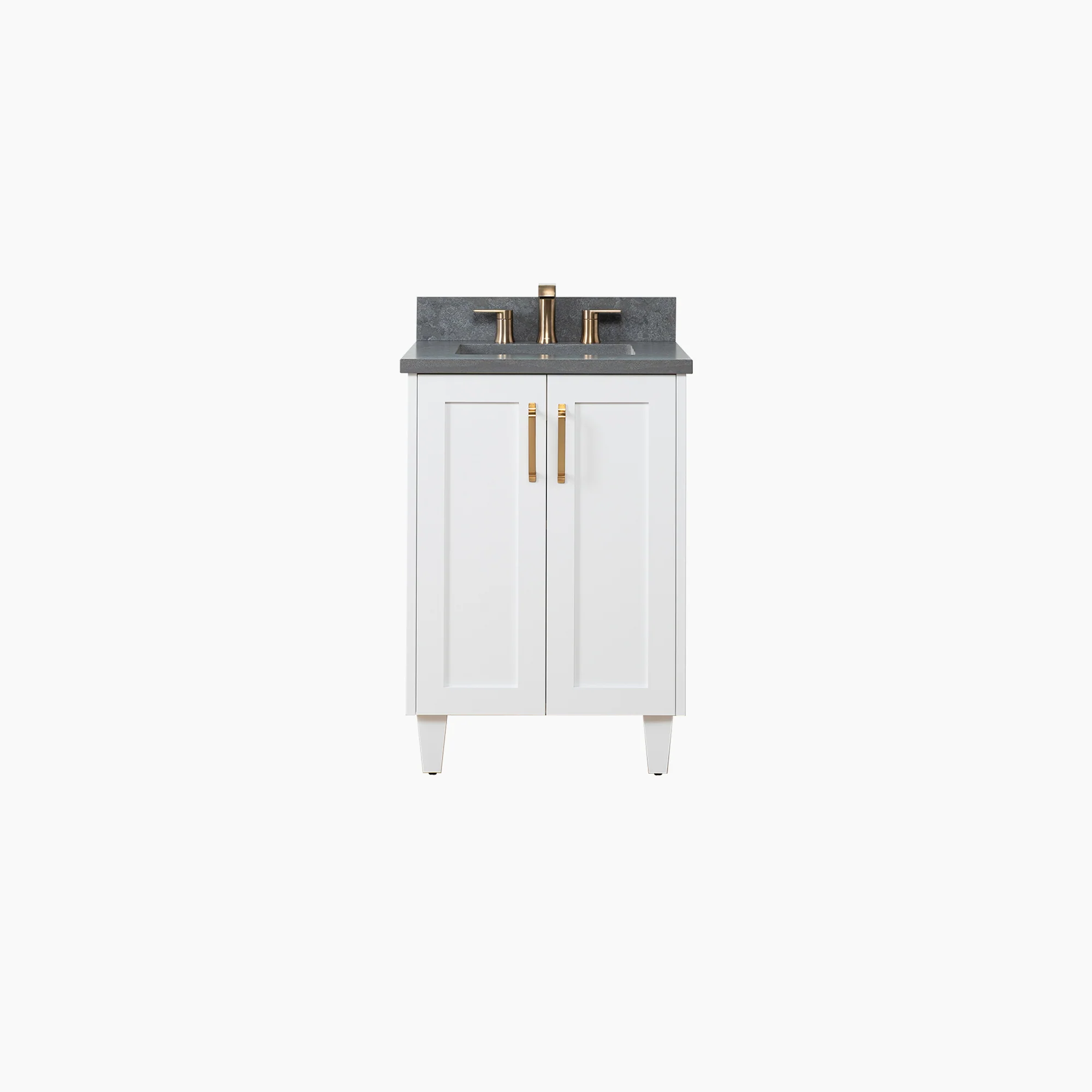 Bridgeport SLIM 24" Satin White Bathroom Vanity