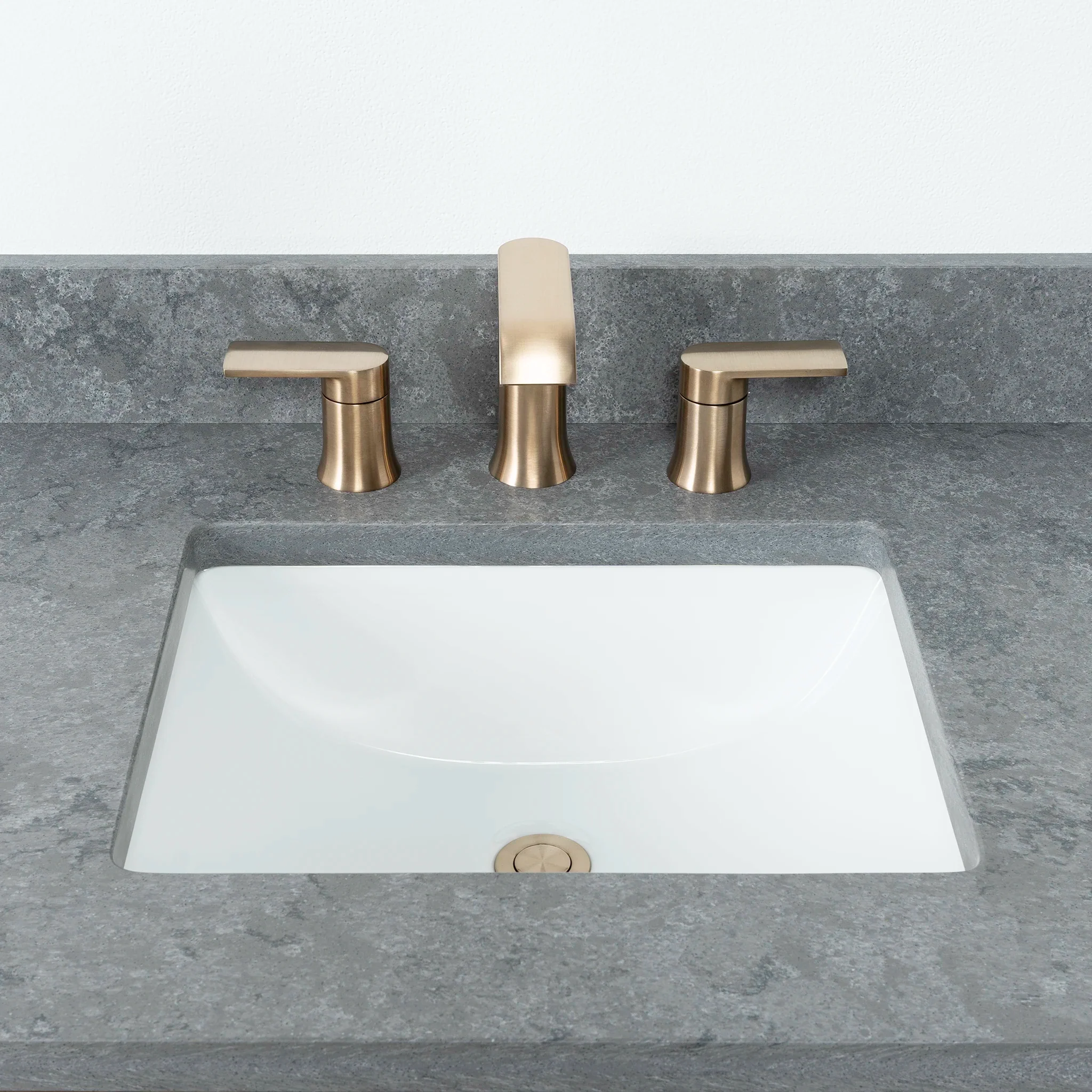 Bridgeport SLIM 36" Satin White Bathroom Vanity, Left Sink - Image 4