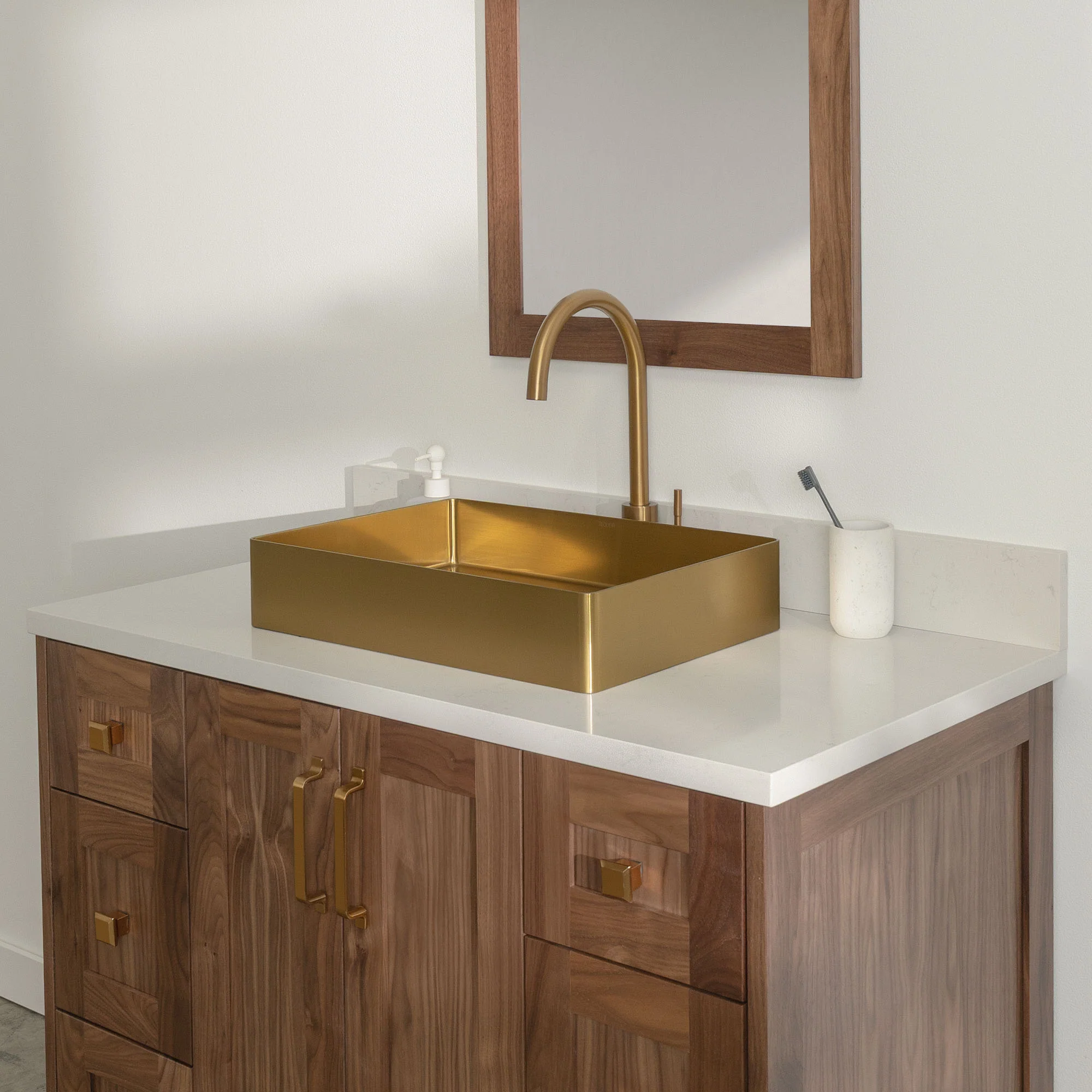 Bridgeport 42" American Black Walnut Bathroom Vanity - Image 17