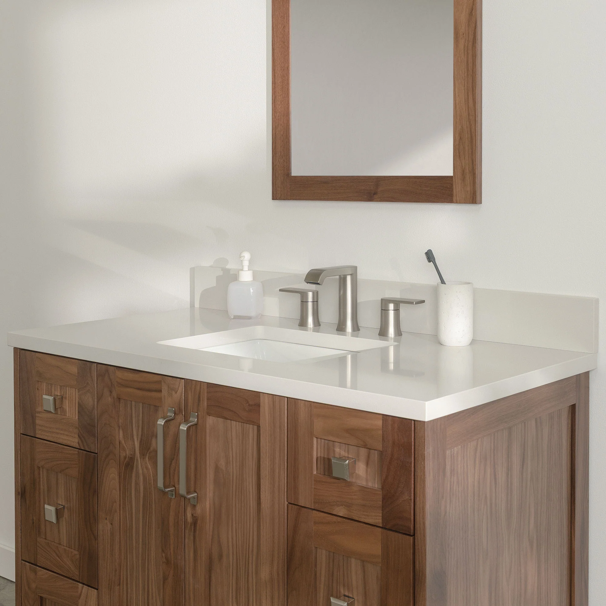 Bridgeport 42" American Black Walnut Bathroom Vanity - Image 22