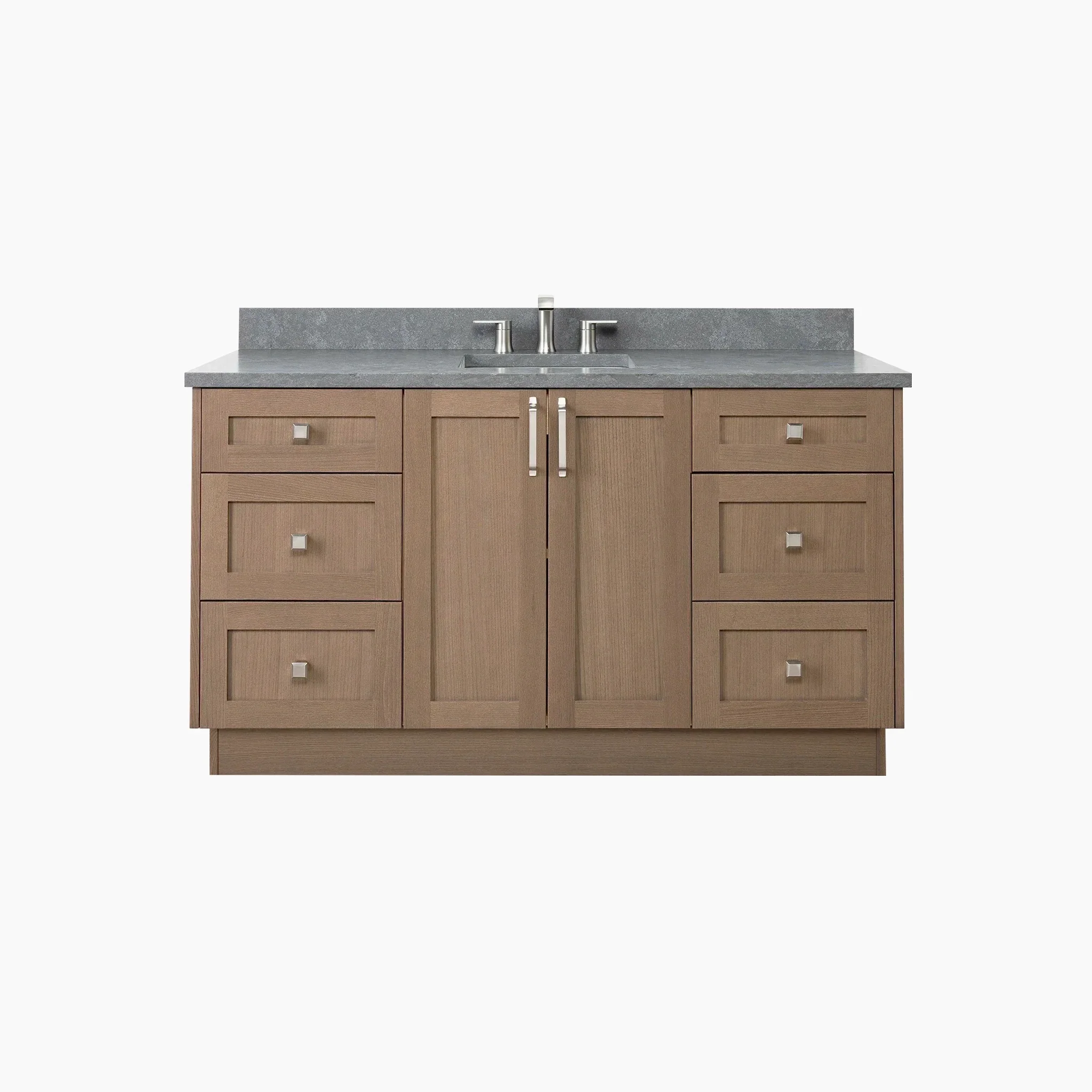 Bridgeport 60" Almond Coast Bathroom Vanity - Image 16