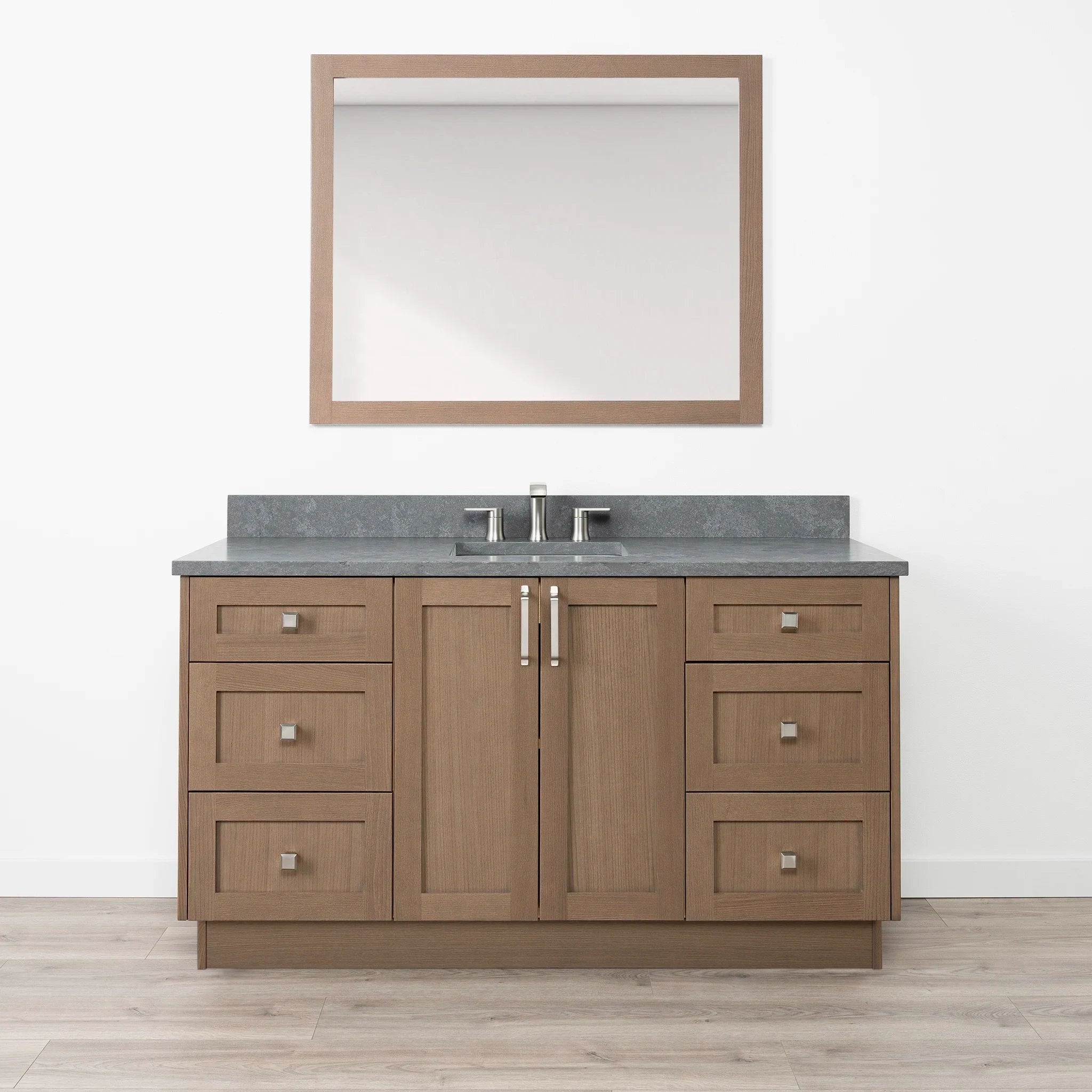 Bridgeport SLIM 60" Almond Coast Bathroom Vanity - Image 19