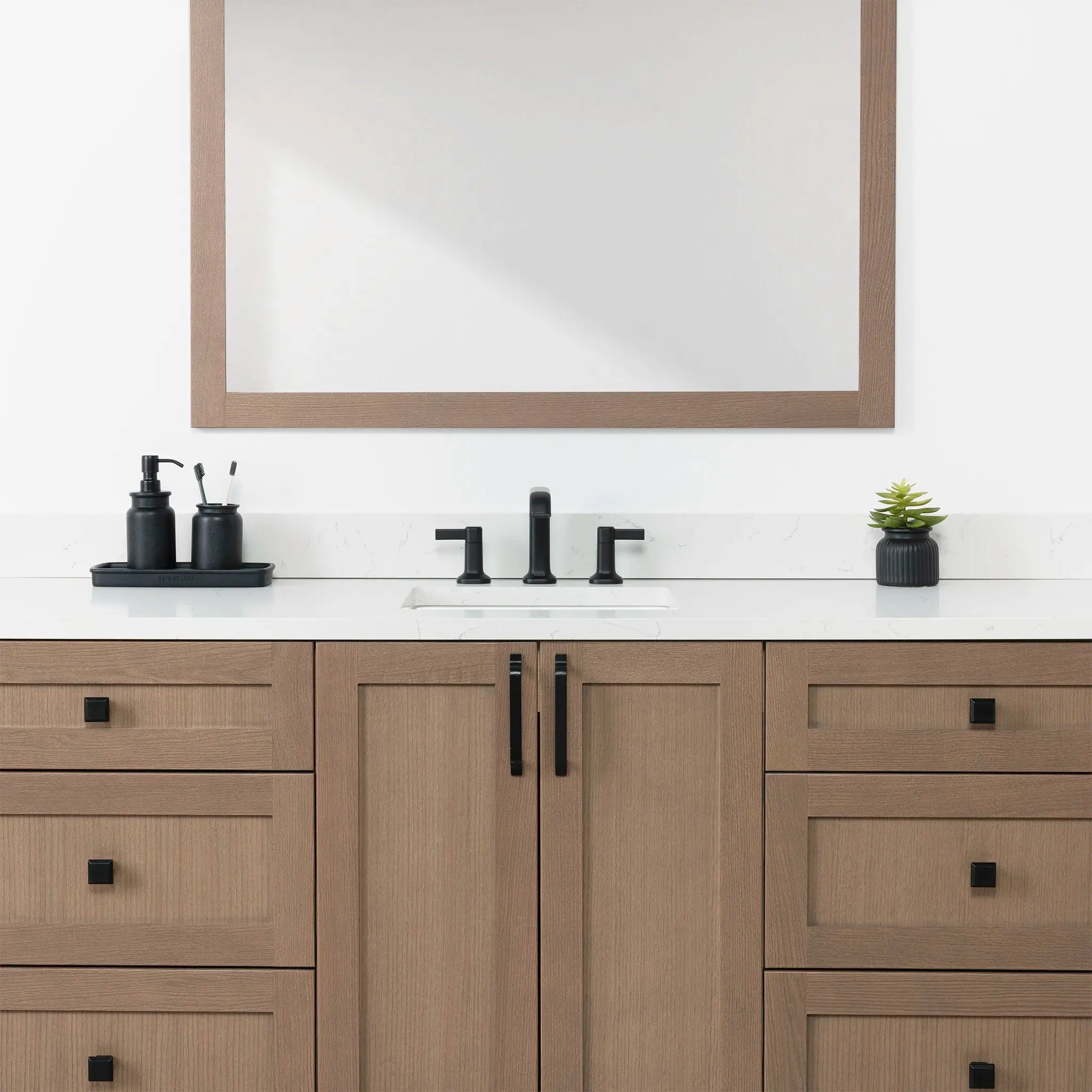 Bridgeport 72" Almond Coast Bathroom Vanity - Image 3