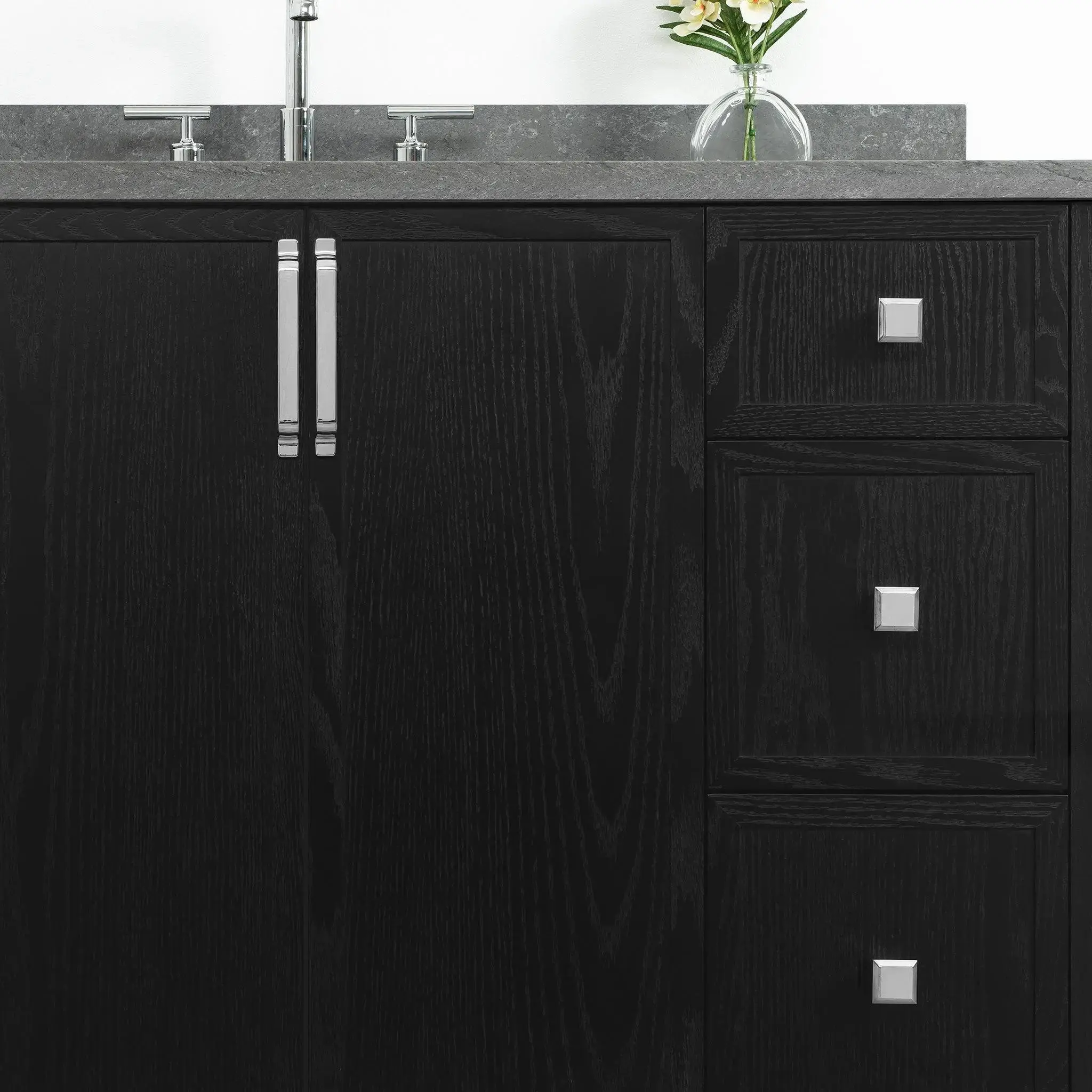 Cape Breton 48" Blackened Oak Bathroom Vanity - Image 10