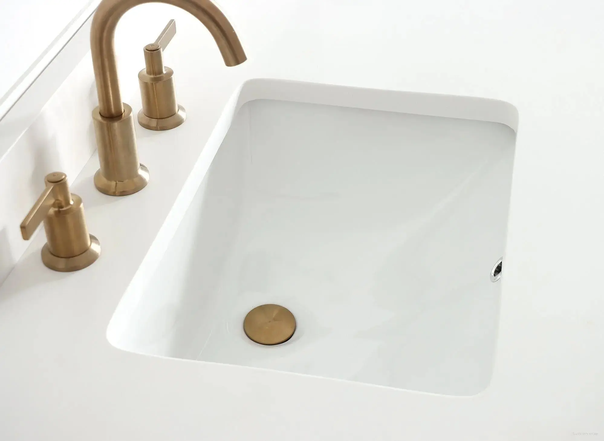 Cape Breton SLIM 60" Wall Mount Satin White Bathroom Vanity - Image 11