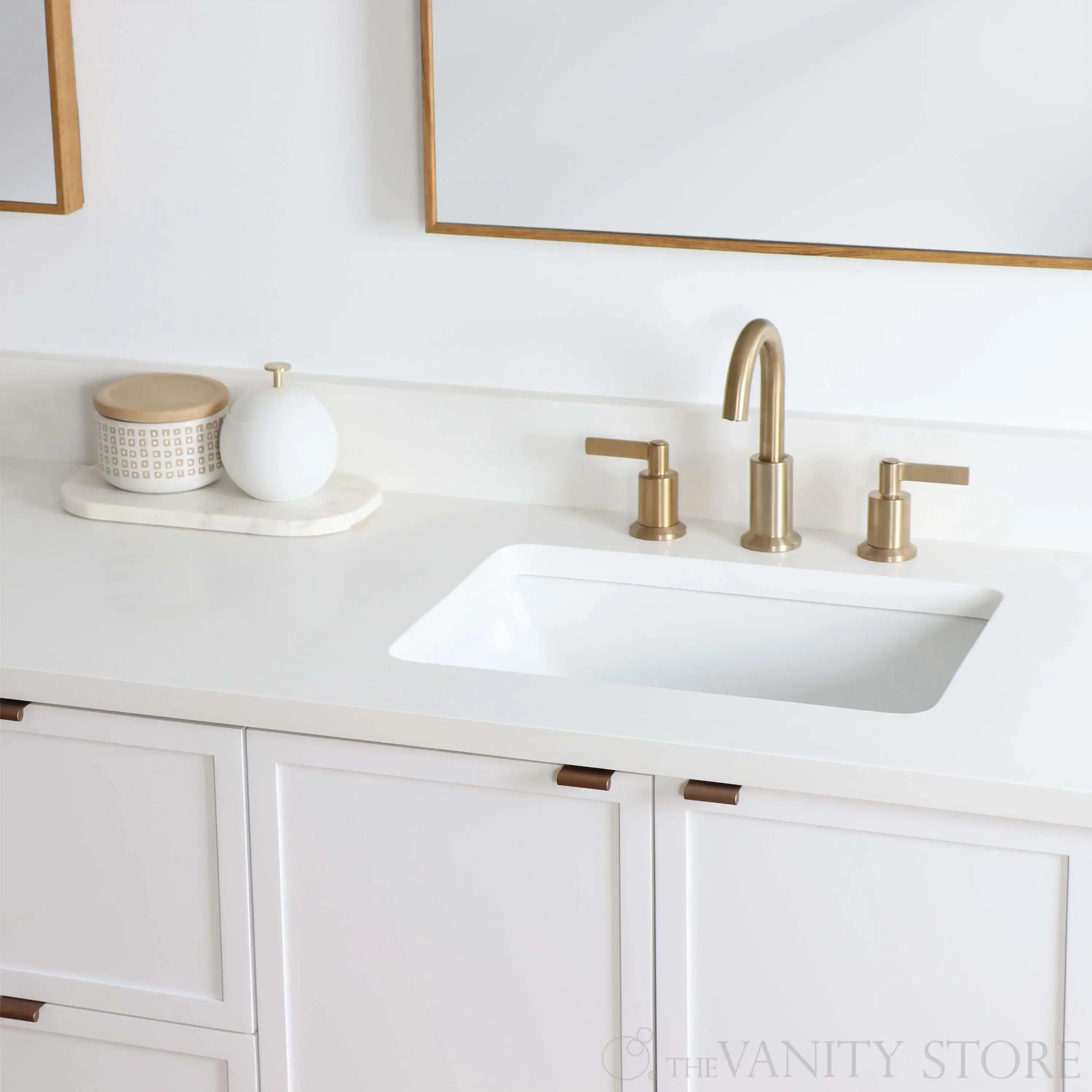 Cape Breton 72" Wall Mount Satin White Bathroom Vanity, Double Sink - Image 8