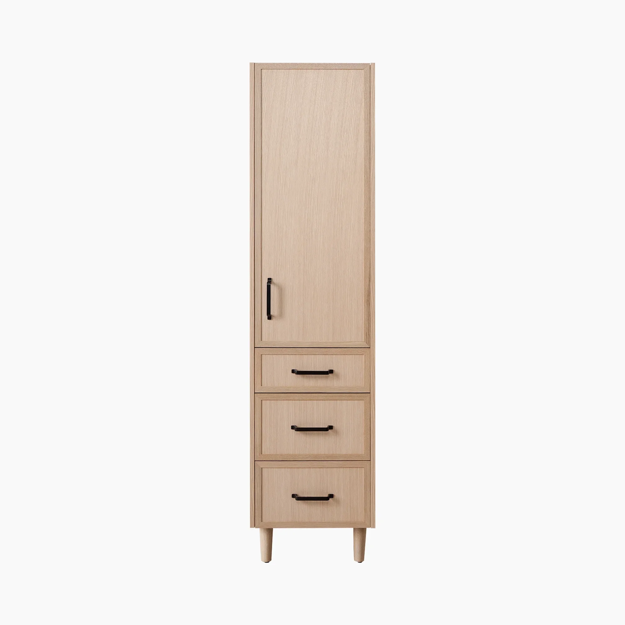 Cape Breton White Oak Linen Cabinet
