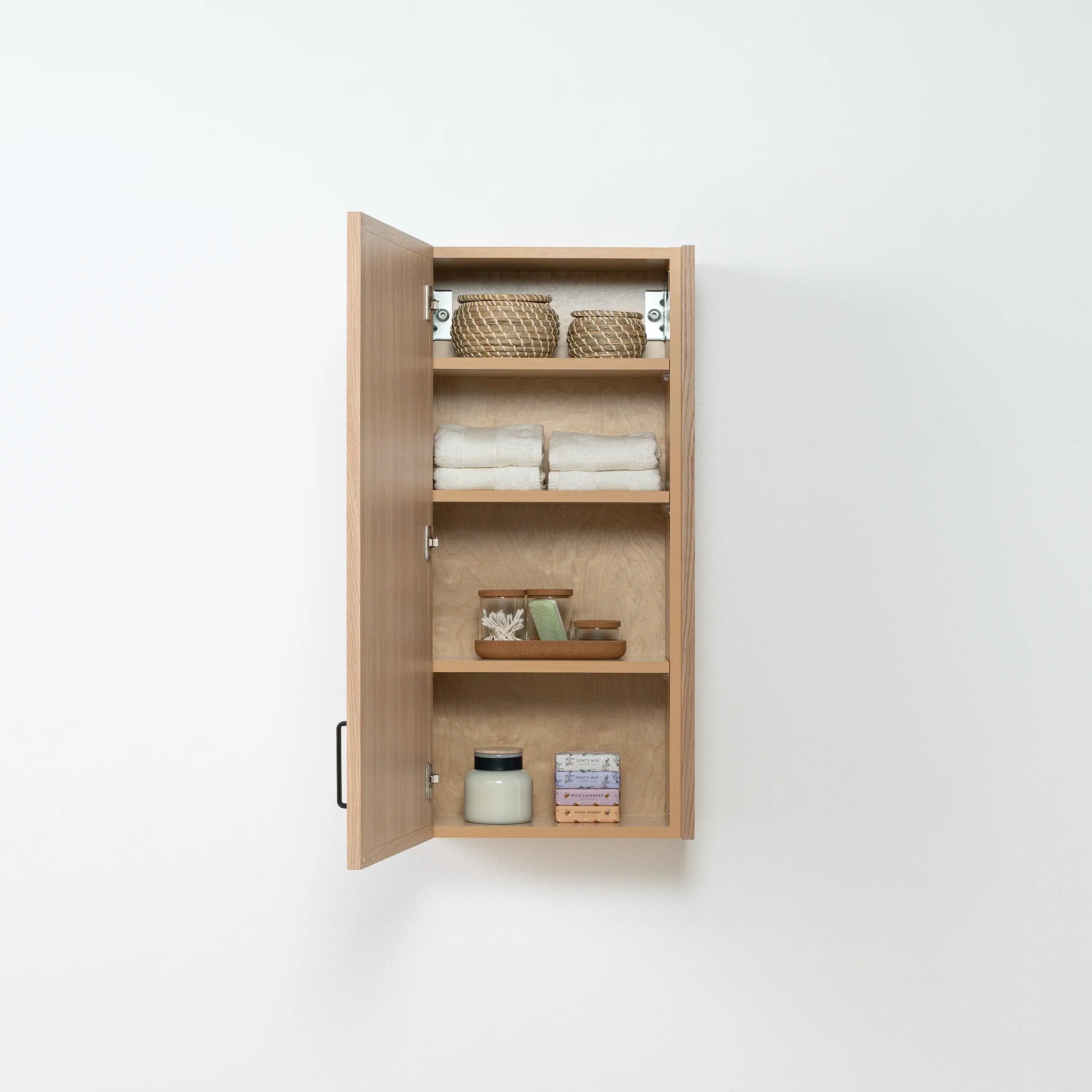 Cape Breton White Oak Wall Cabinet - Image 4