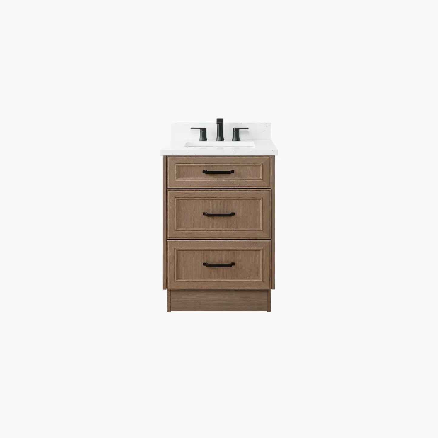 Davenport 24" Almond Coast Bathroom Vanity - All Drawers - Image 18