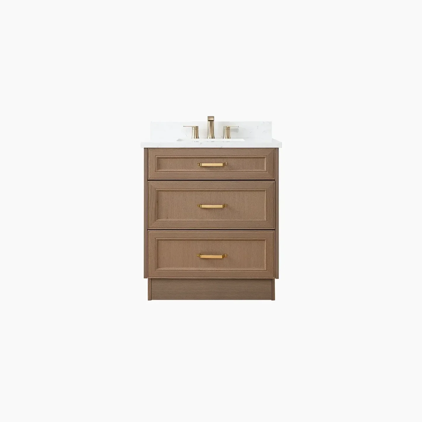 Davenport 30" Almond Coast Bathroom Vanity - All Drawers - Image 19