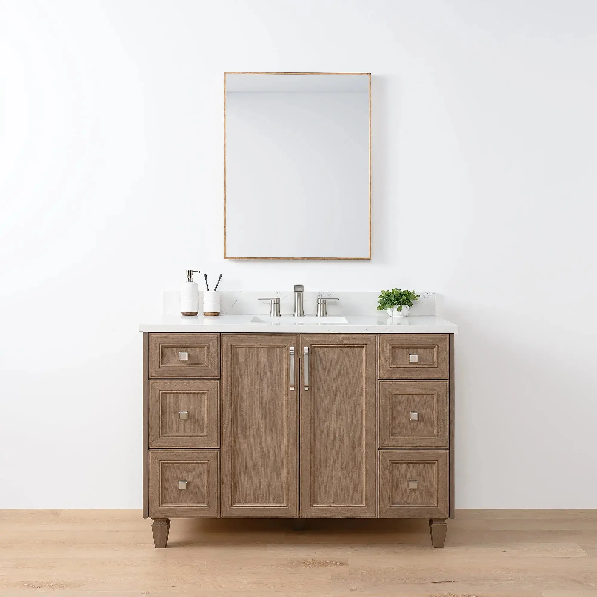 Davenport 48" Almond Coast Bathroom Vanity - Image 18