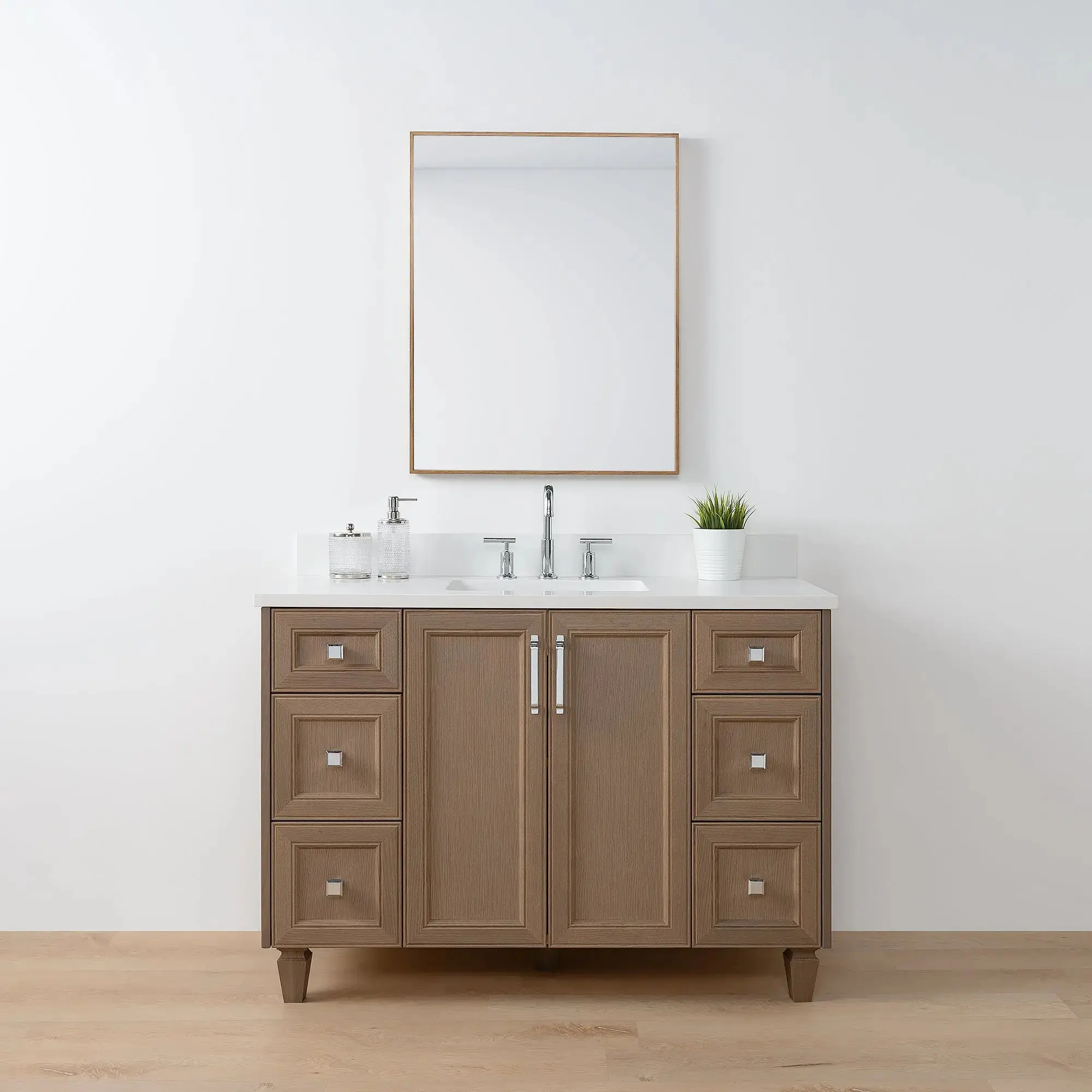 Davenport 48" Almond Coast Bathroom Vanity - Image 20