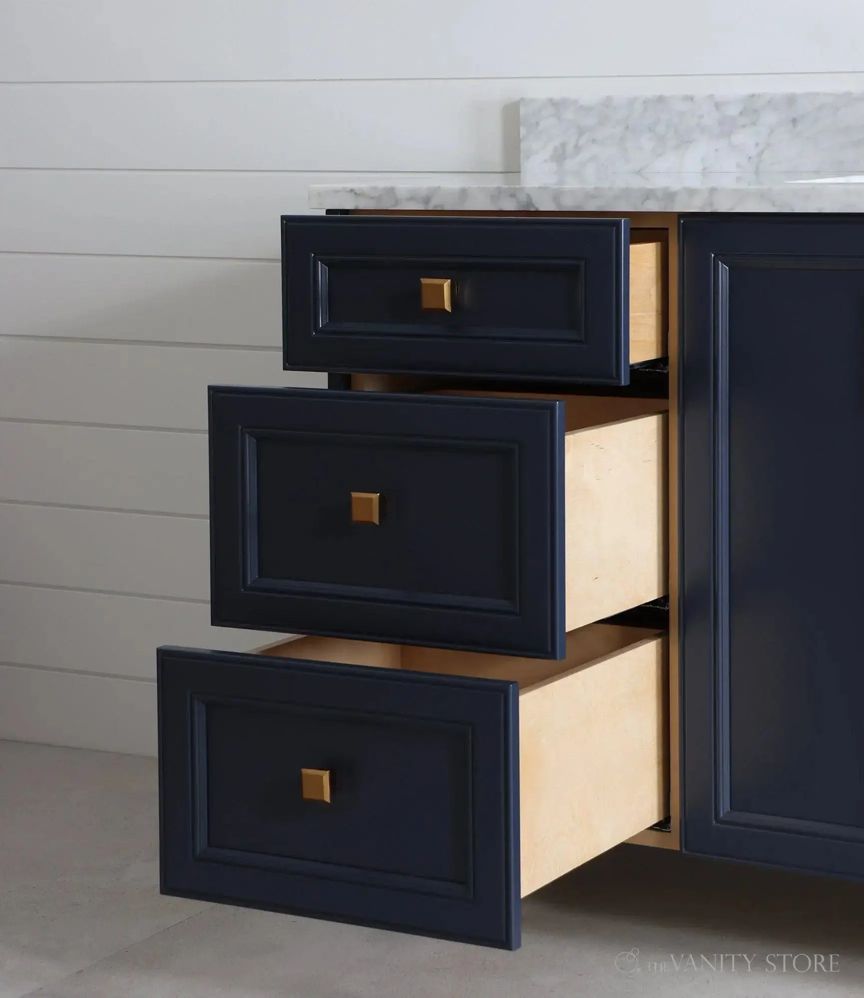 Davenport SLIM 60" Pacific Blue Bathroom Vanity - Image 4