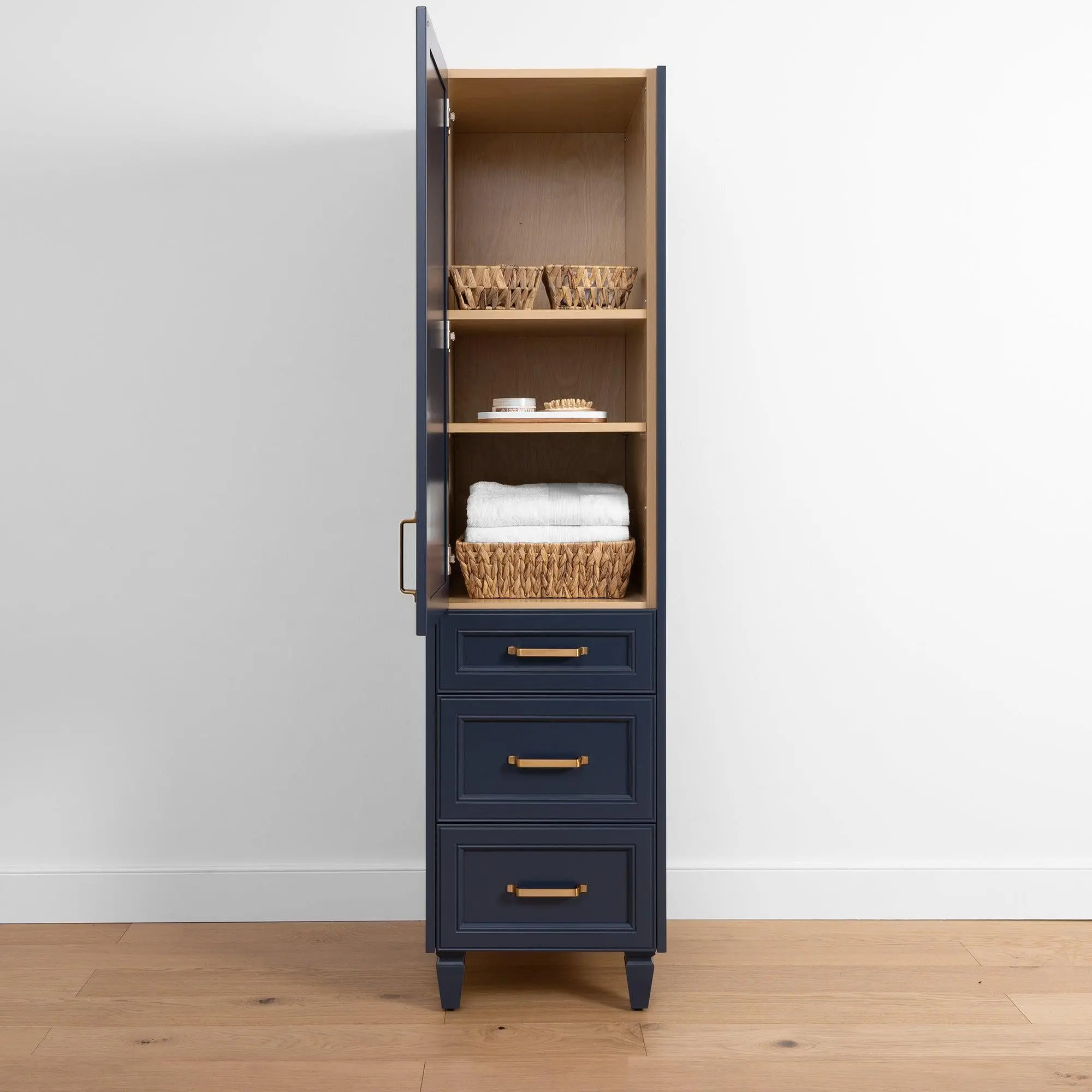 Davenport Pacific Blue Linen Cabinet - Image 5
