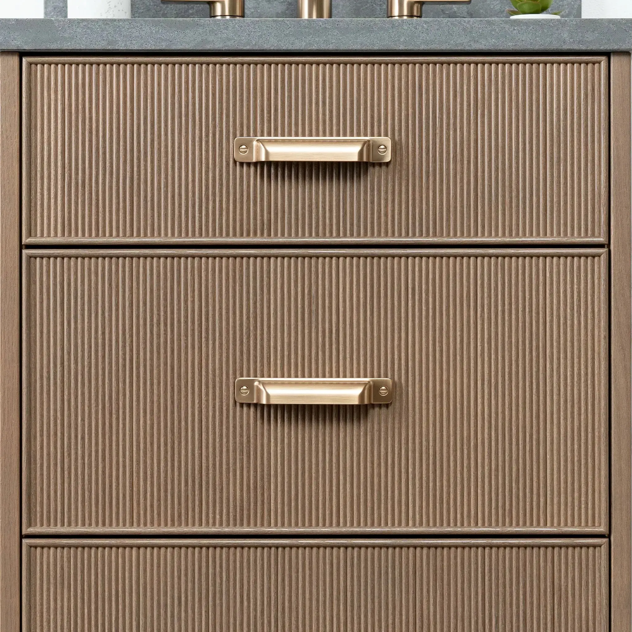 Malibu 24" Almond Coast Bathroom Vanity - All Drawers - Image 7