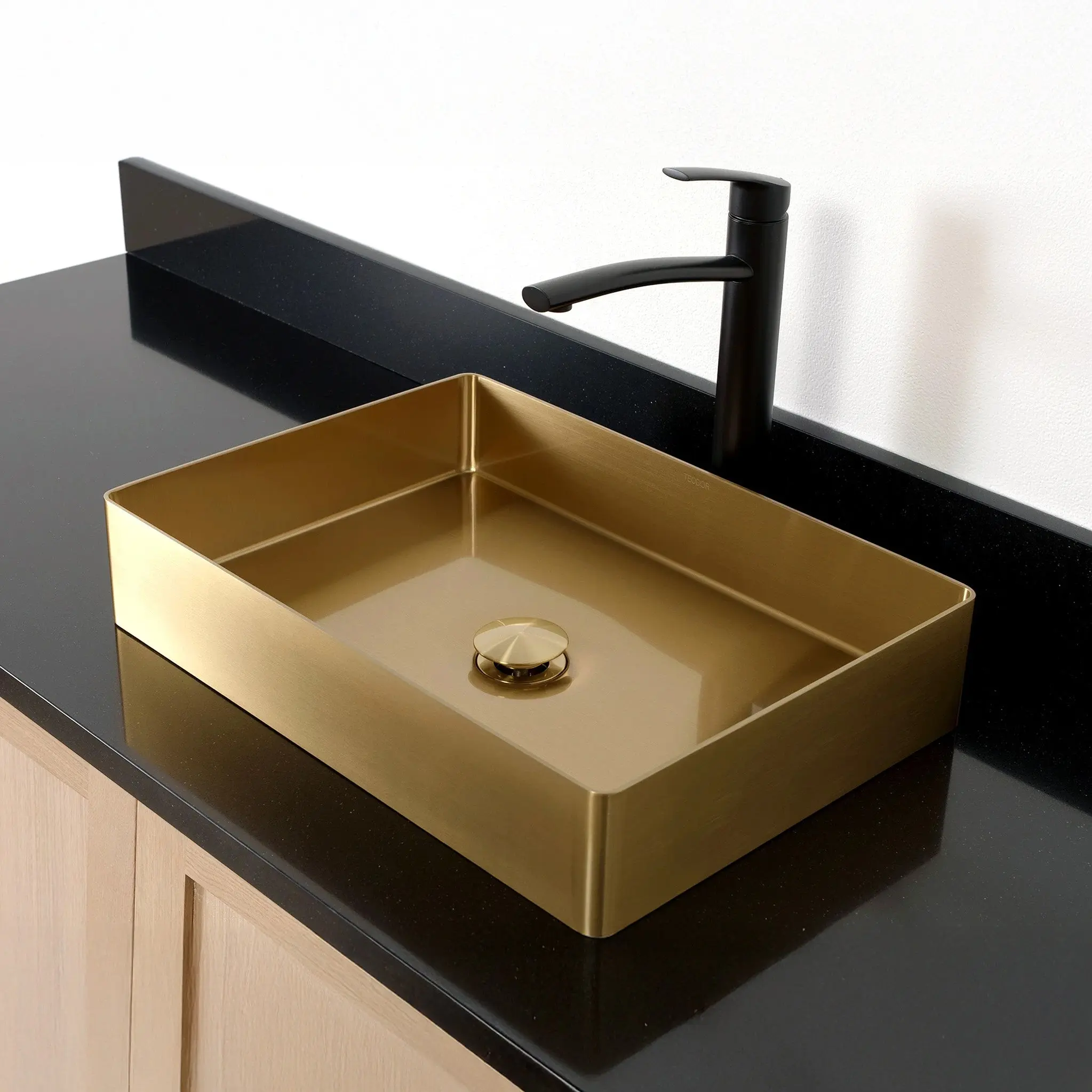 Rectangular Stainless Steel Vessel Sink - Image 11