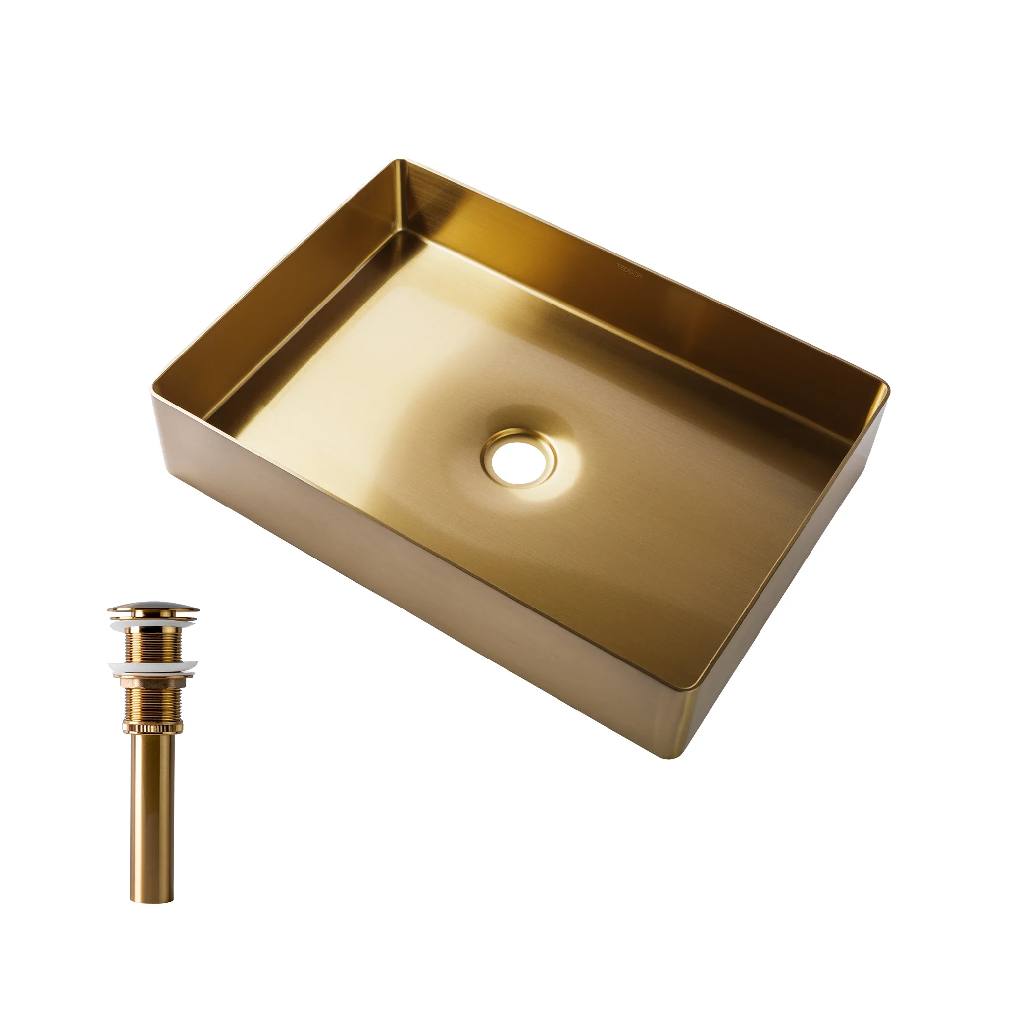 Rectangular Stainless Steel Vessel Sink - Image 12