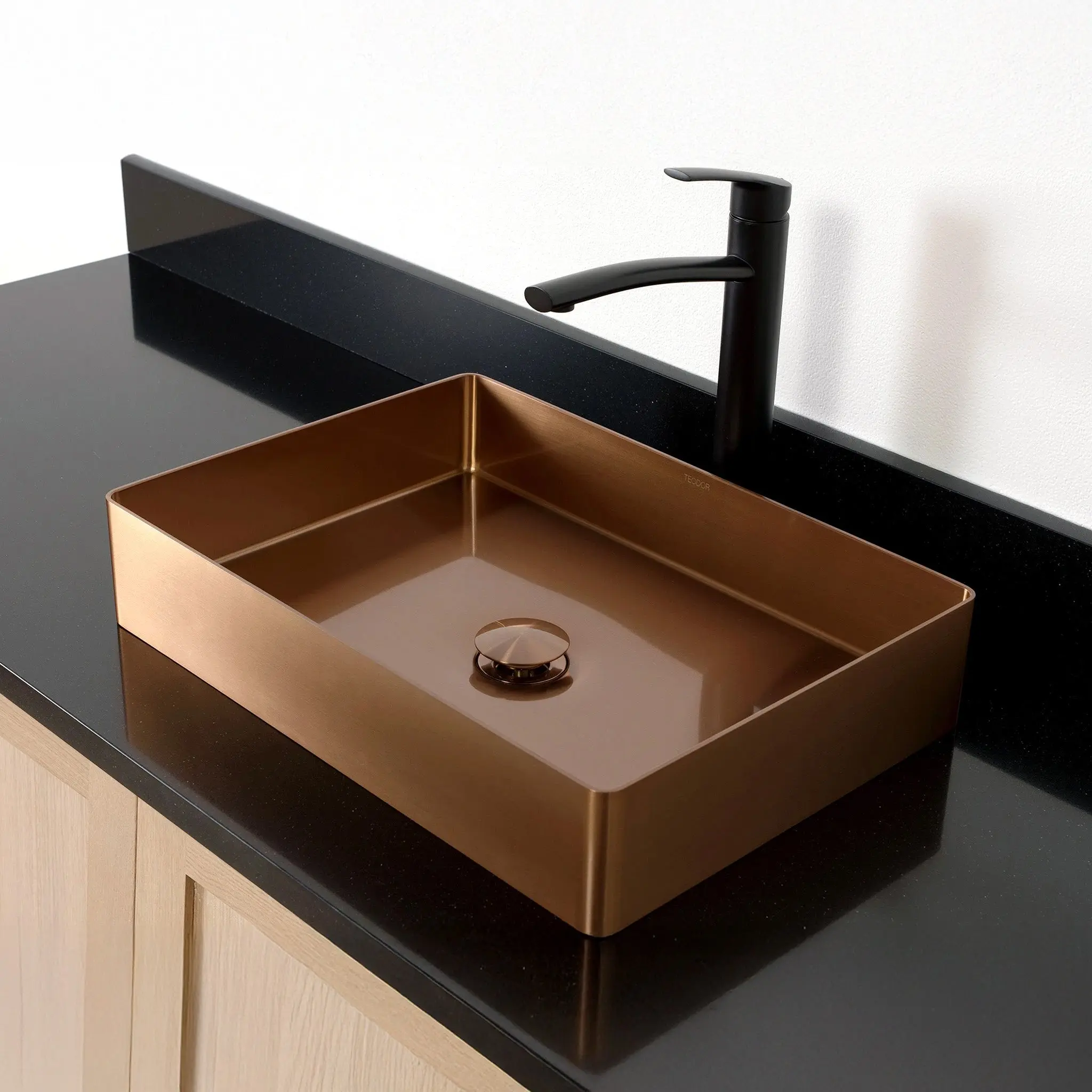 Rectangular Stainless Steel Vessel Sink - Image 17