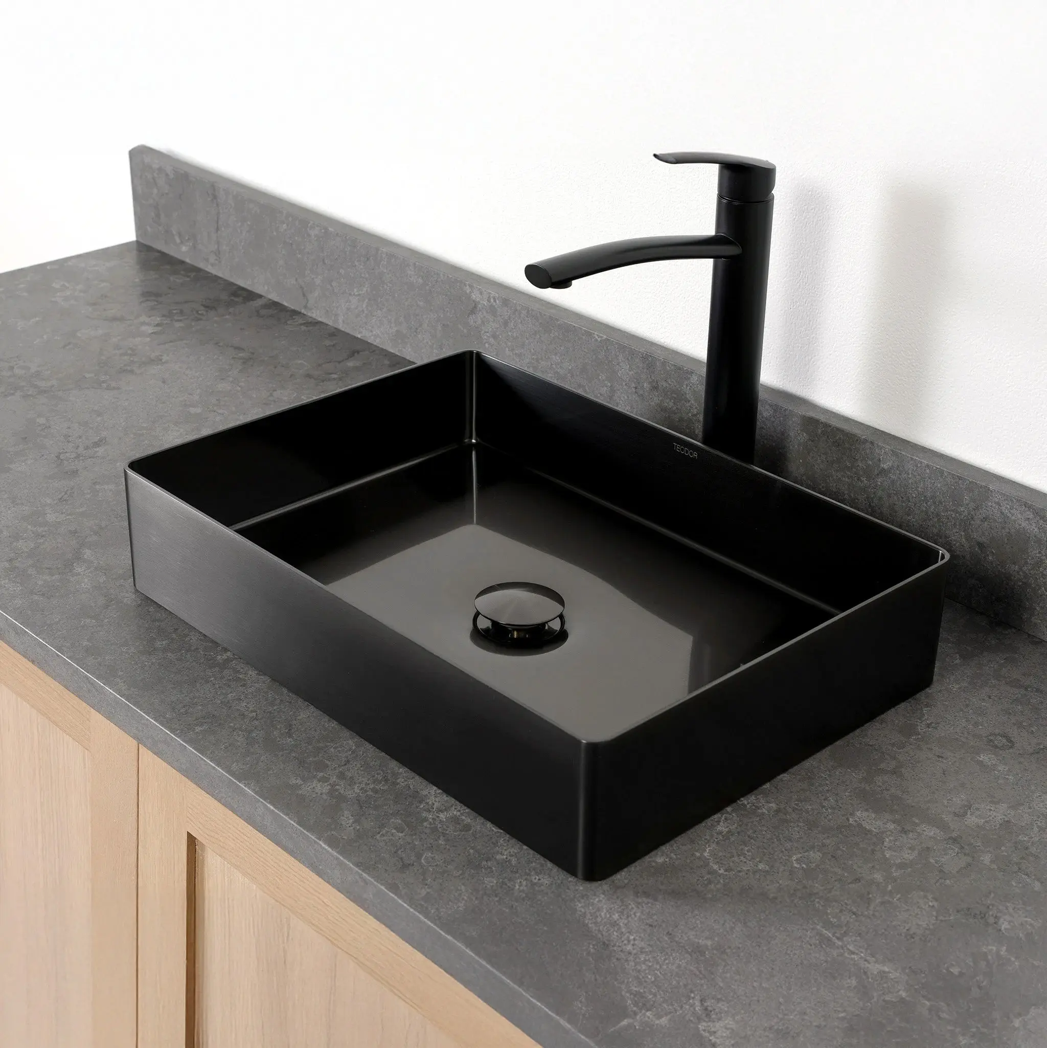 Rectangular Stainless Steel Vessel Sink - Image 22