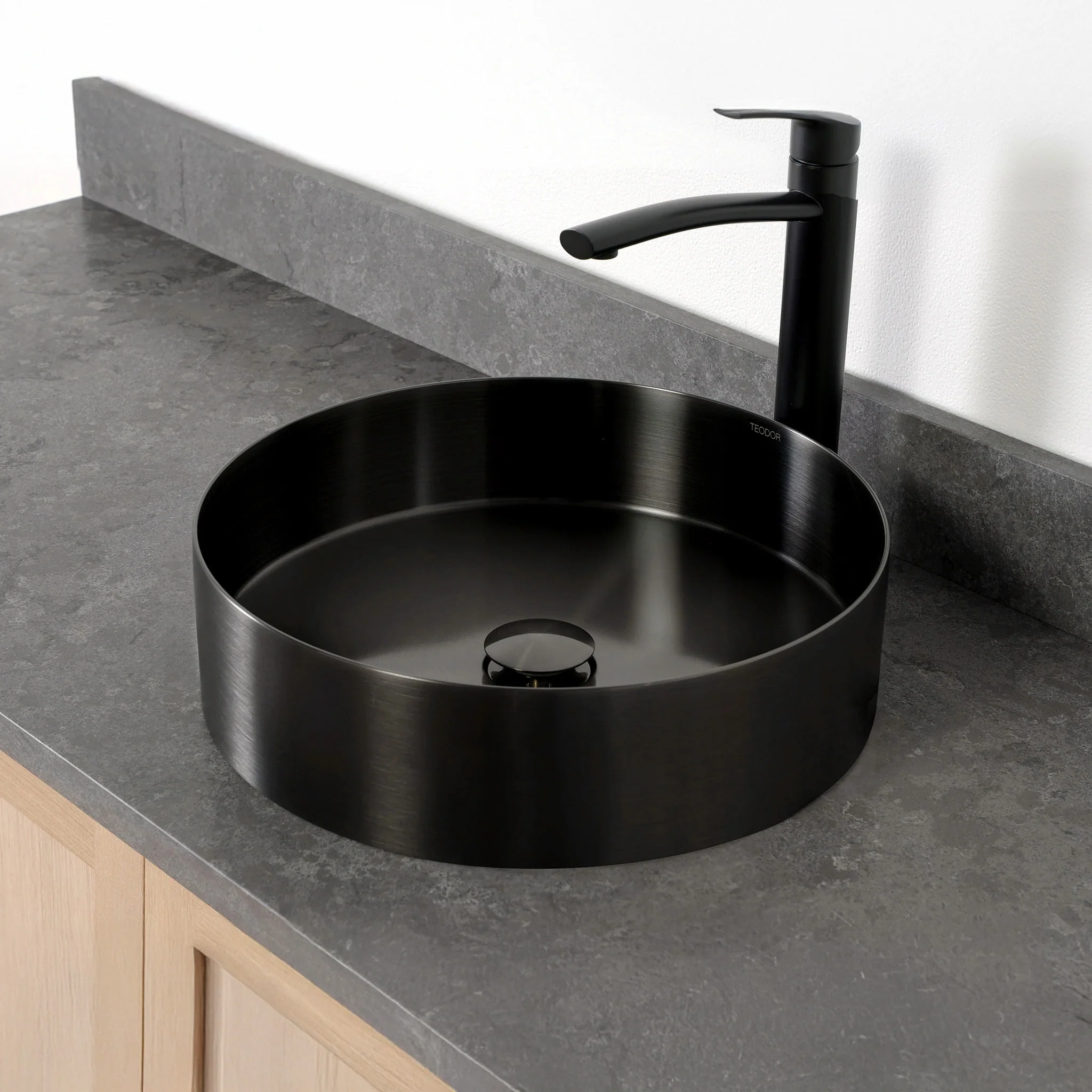 Round Stainless Steel Vessel Sink - Image 22