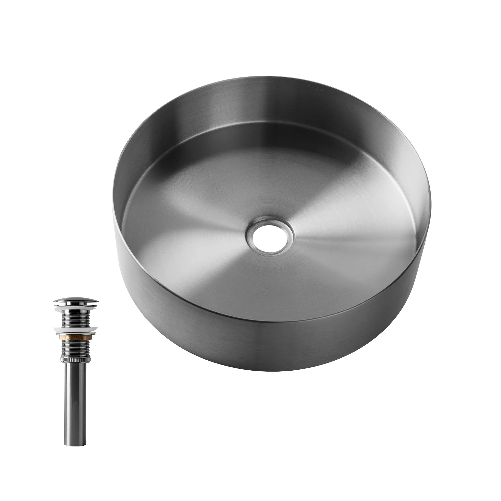 Round Stainless Steel Vessel Sink - Image 6