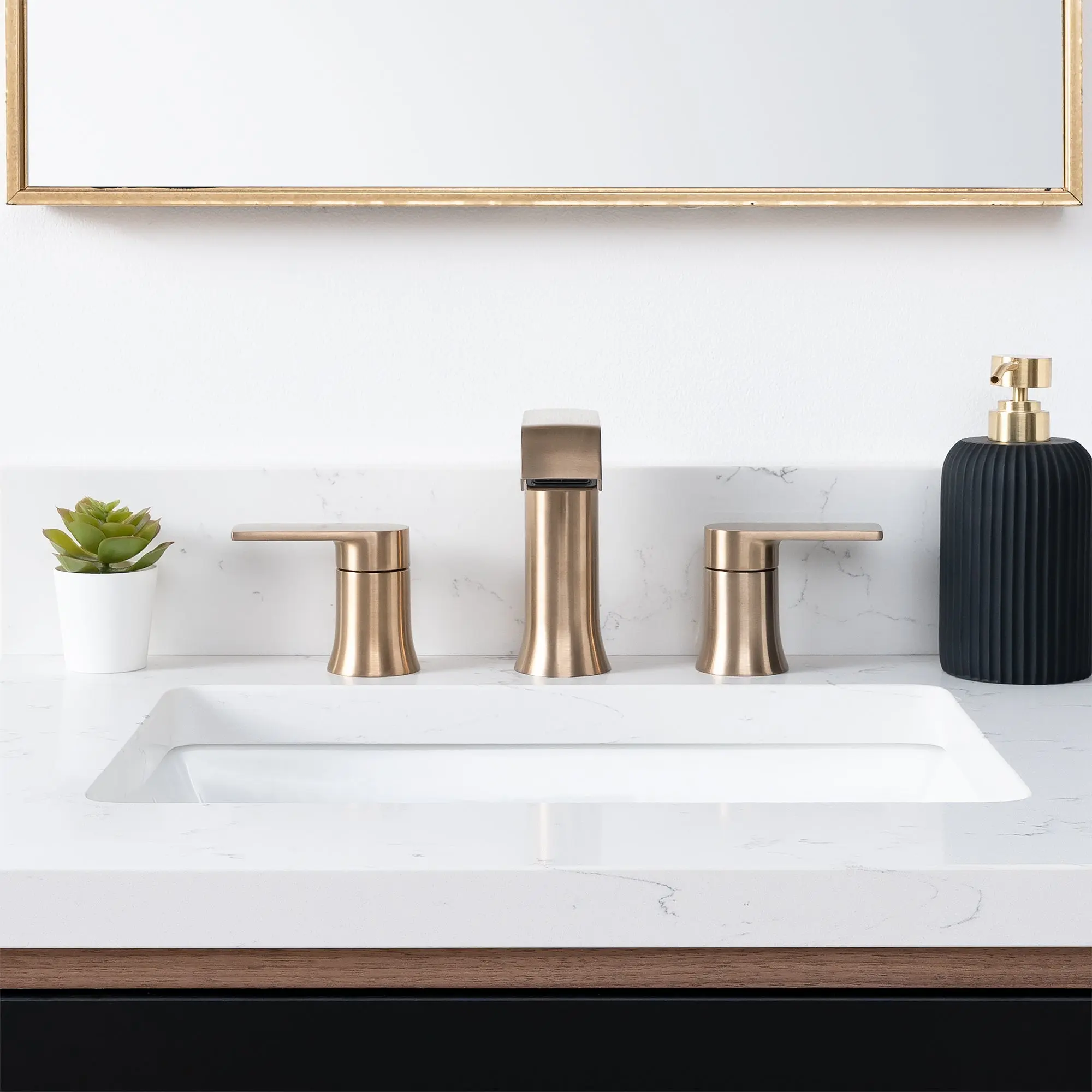 Sidney SLIM 24" Matte Black Bathroom Vanity - All Drawers - Image 10