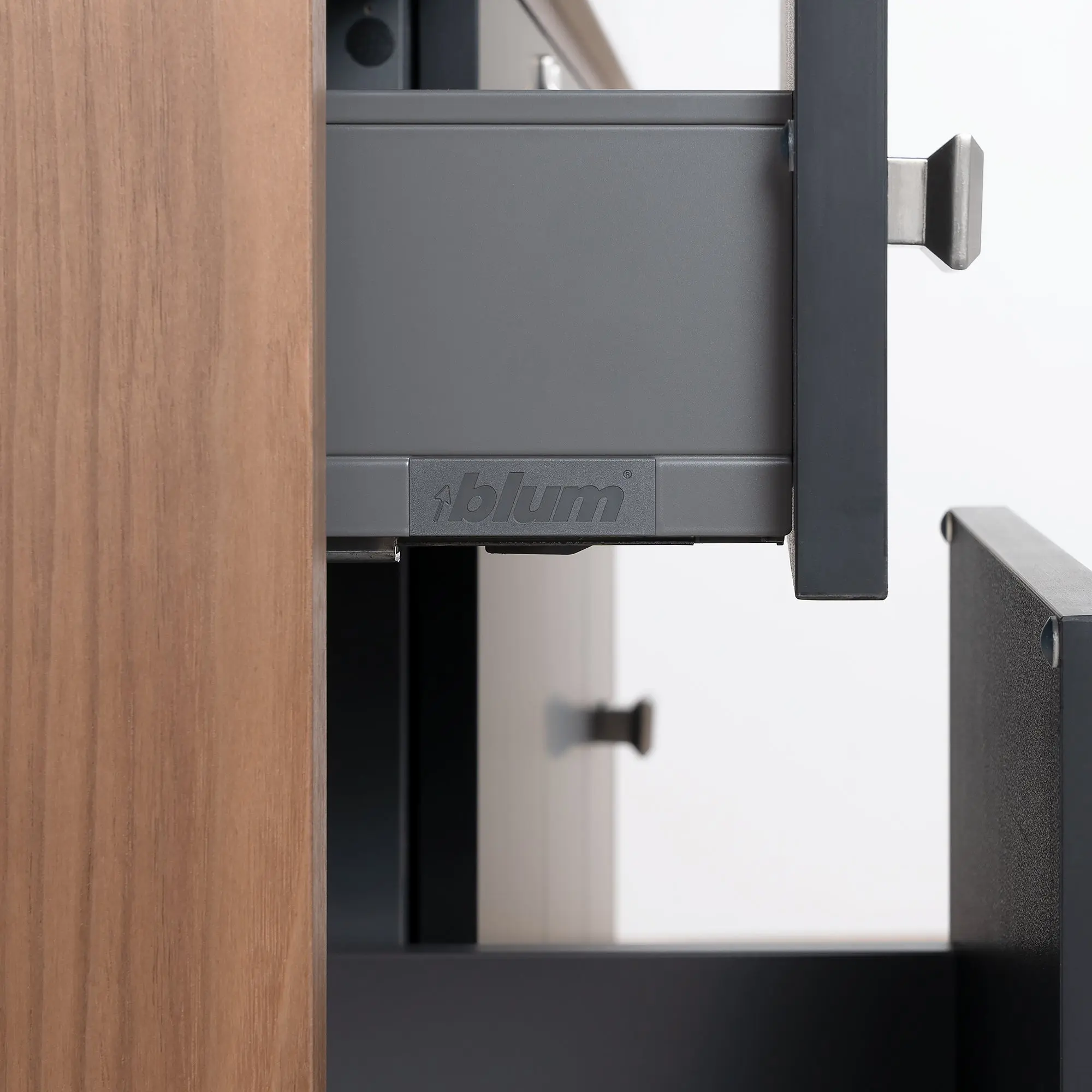 Sidney SLIM 48" Wall Mount Matte Black Bathroom Vanity - Image 14