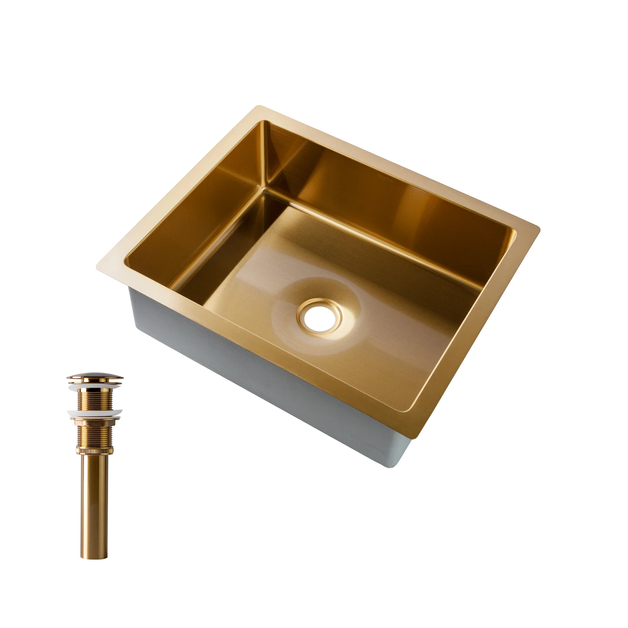 Rectangular Stainless Steel Undermount Sink - Image 12