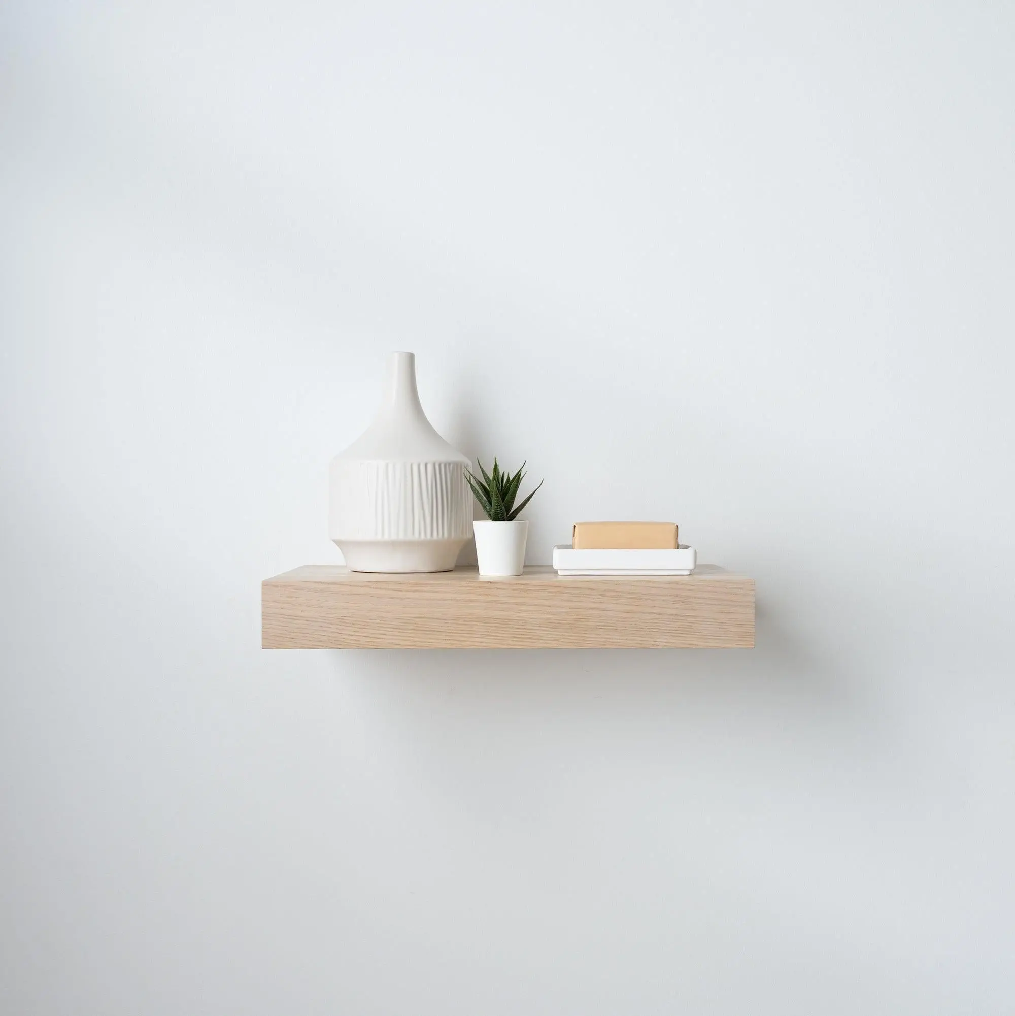White Oak Floating Shelf - Image 5